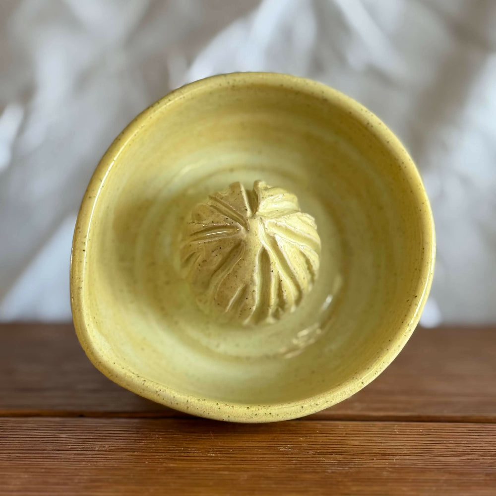 Australian-Ceramic-Pottery-Artist-Ana-Ceramica-Home-Kitchen-and-Dining-Utensils-and-Cutlery-Handmade-Ceramic-Citrus-Juicer-Plate-Luscious-Lemon-Wheel-Thrown-Pottery-Ceramic