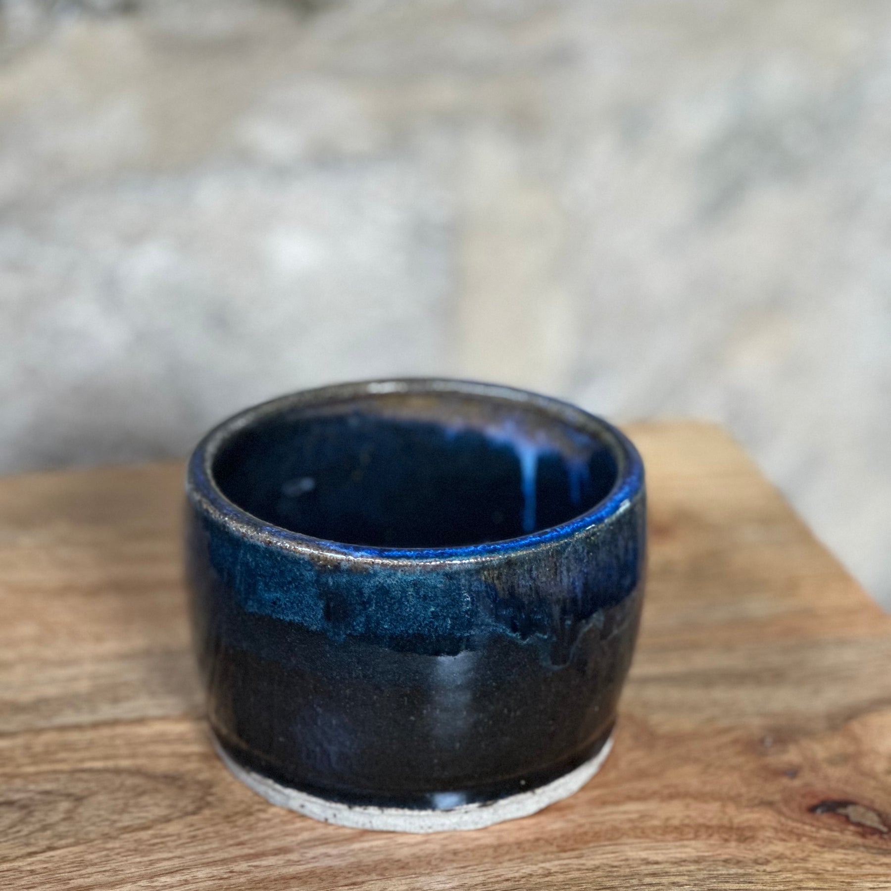 Table Vessel | Handmade Ceramic Wine Bottle Holder | Ocean Eyes