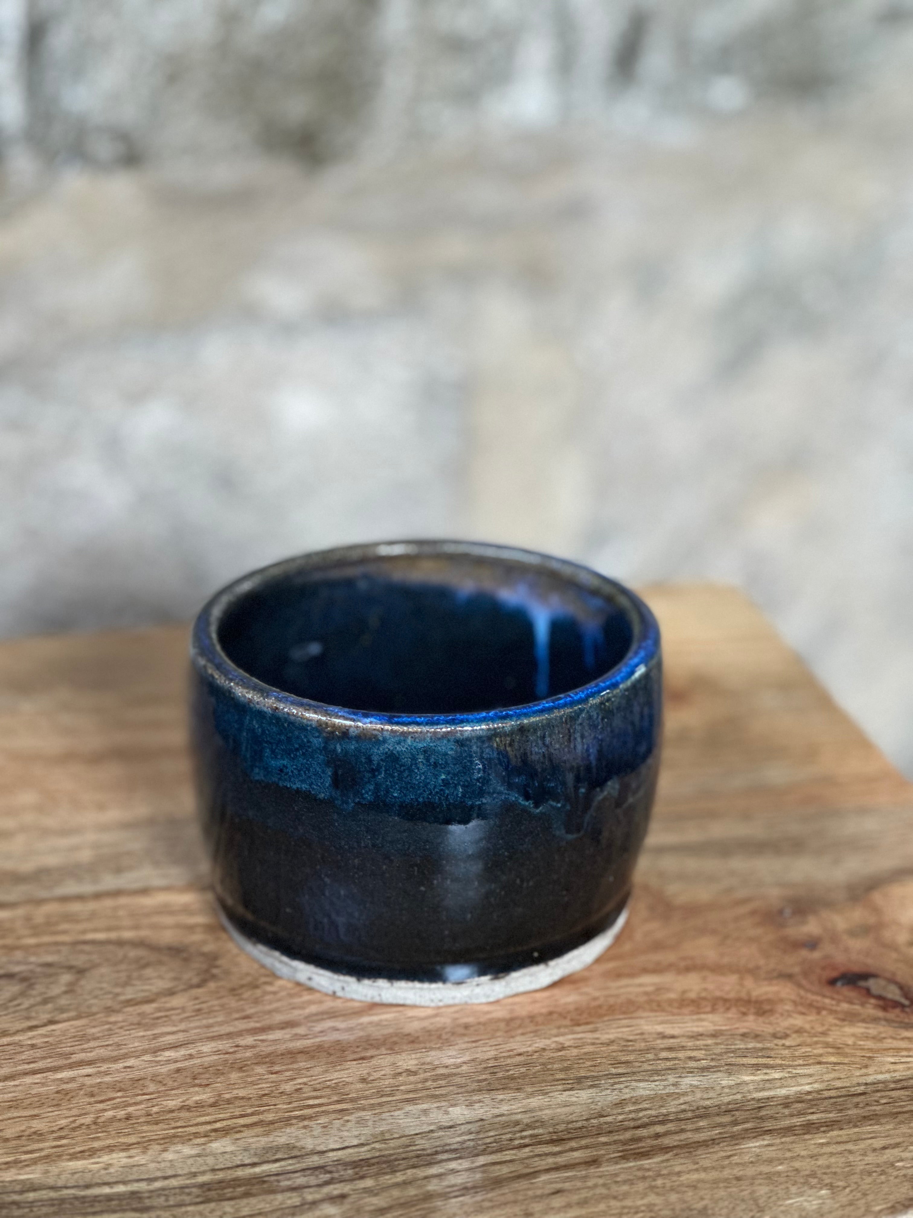 Table Vessel | Handmade Ceramic Wine Bottle Holder | Ocean Eyes