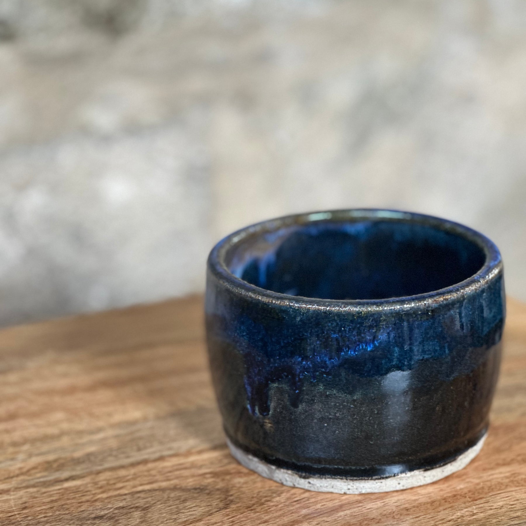 Table Vessel | Handmade Ceramic Wine Bottle Holder | Ocean Eyes