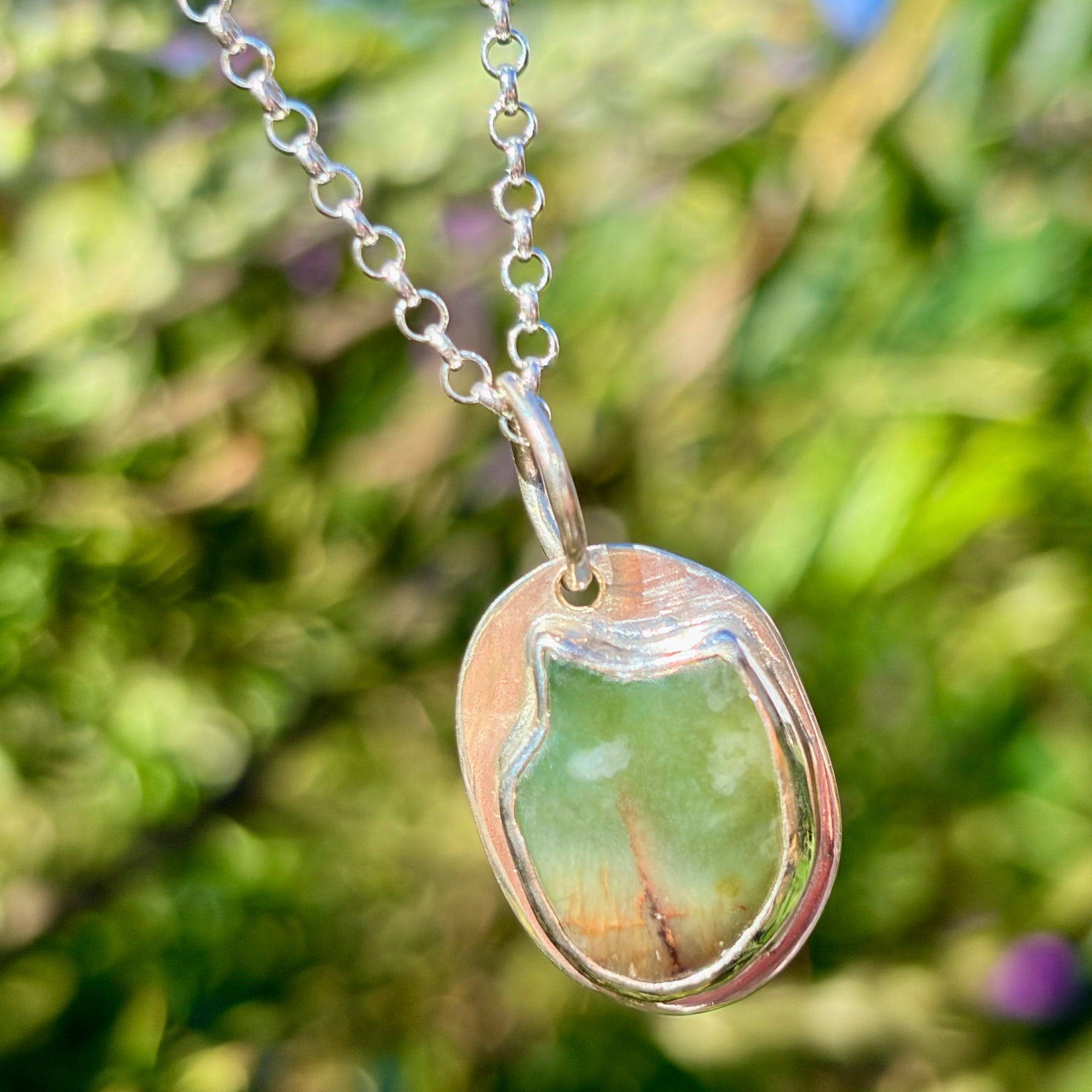 Welcome The Day|Pounamu Sterling Silver Necklace