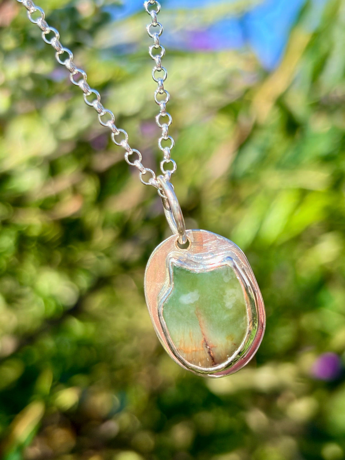 Welcome The Day|Pounamu Sterling Silver Necklace