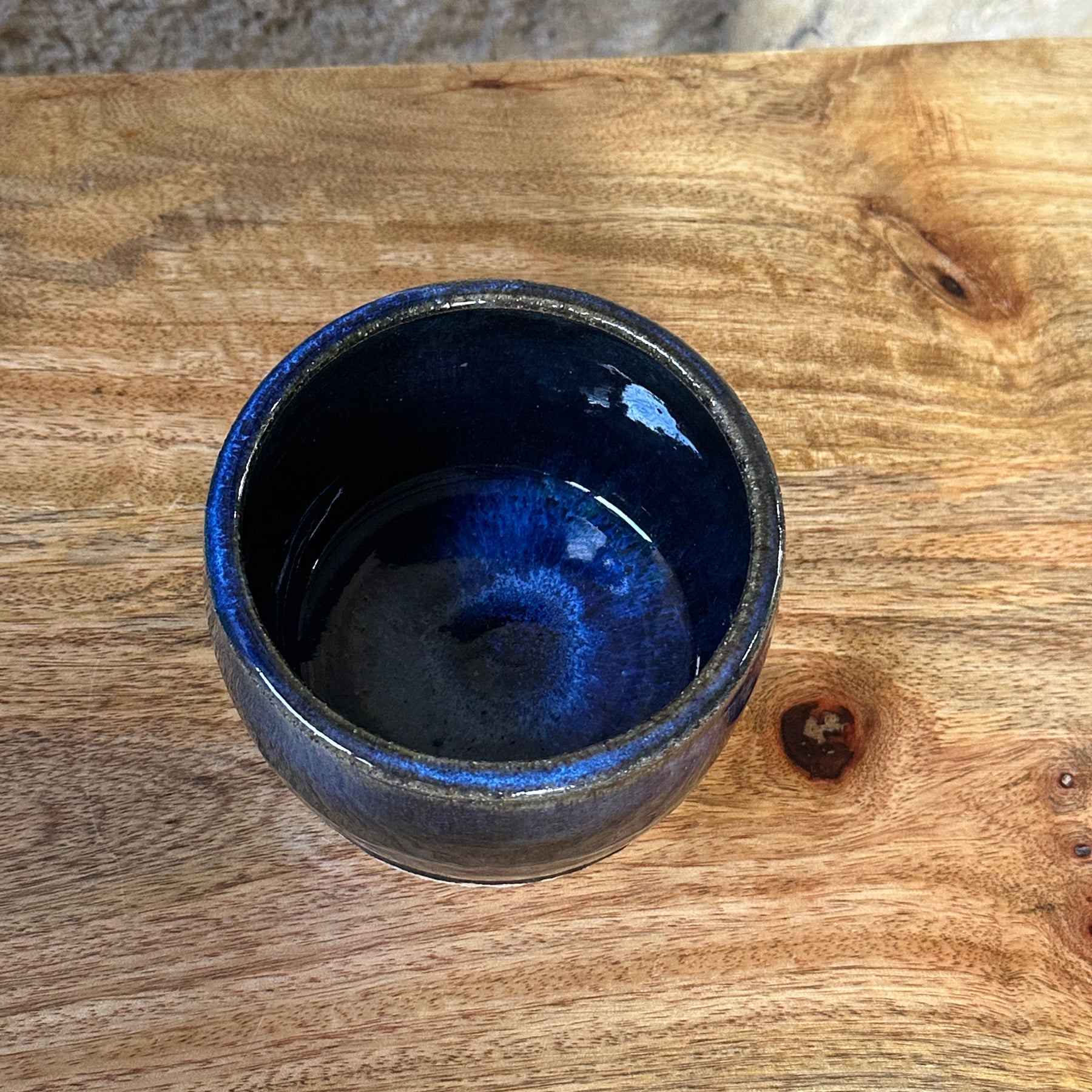 Table Vessel | Handmade Ceramic Wine Bottle Holder | Ocean Eyes