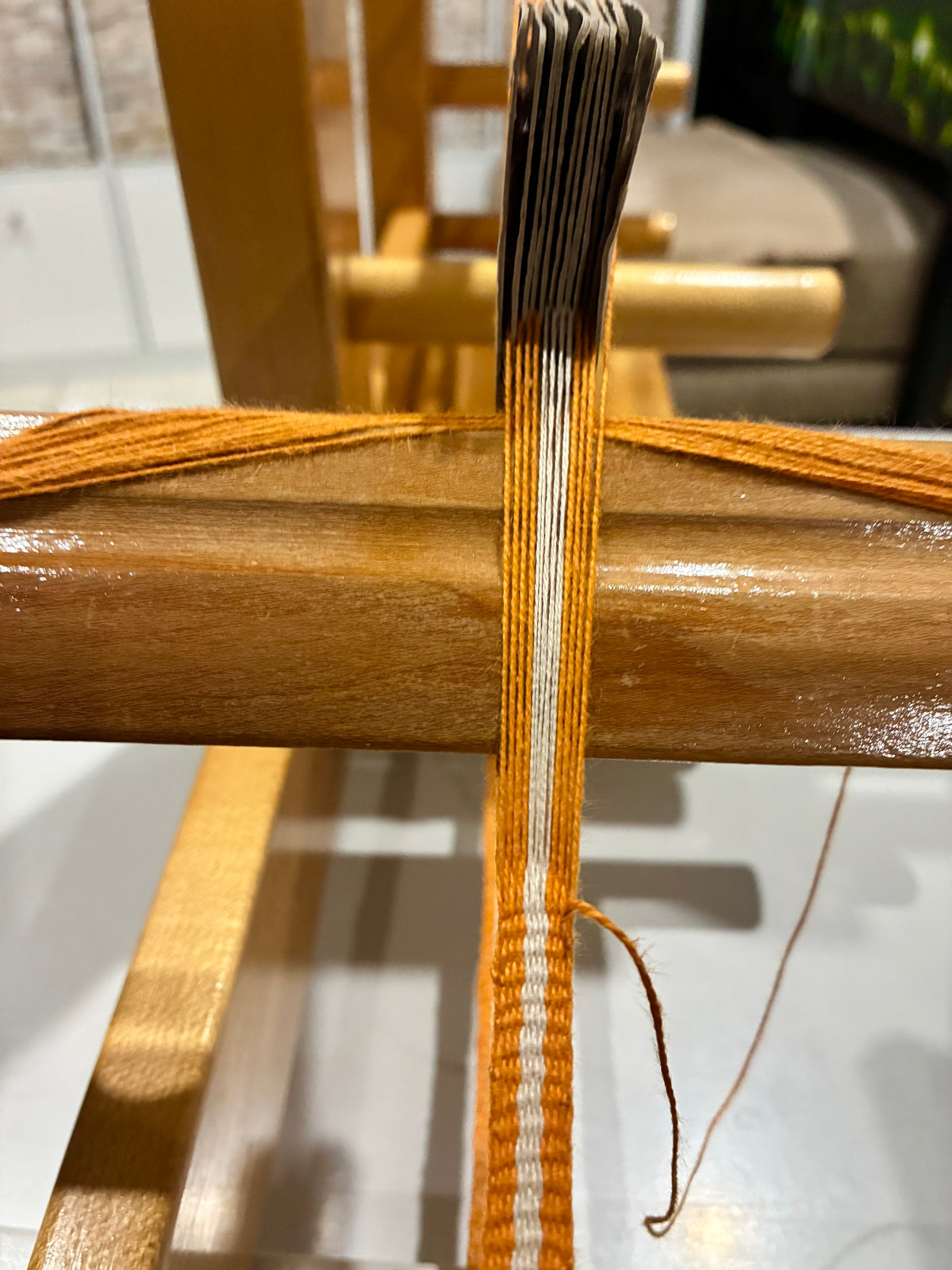 Art of the Lace - Mustard Stripe Shoelaces