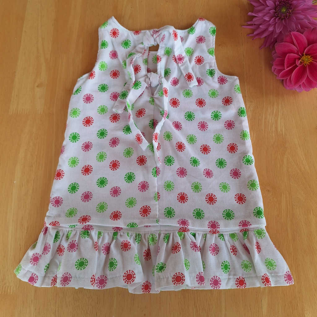 Baby Girls Corduroy Dress | Size 1 | Butterfly Applique