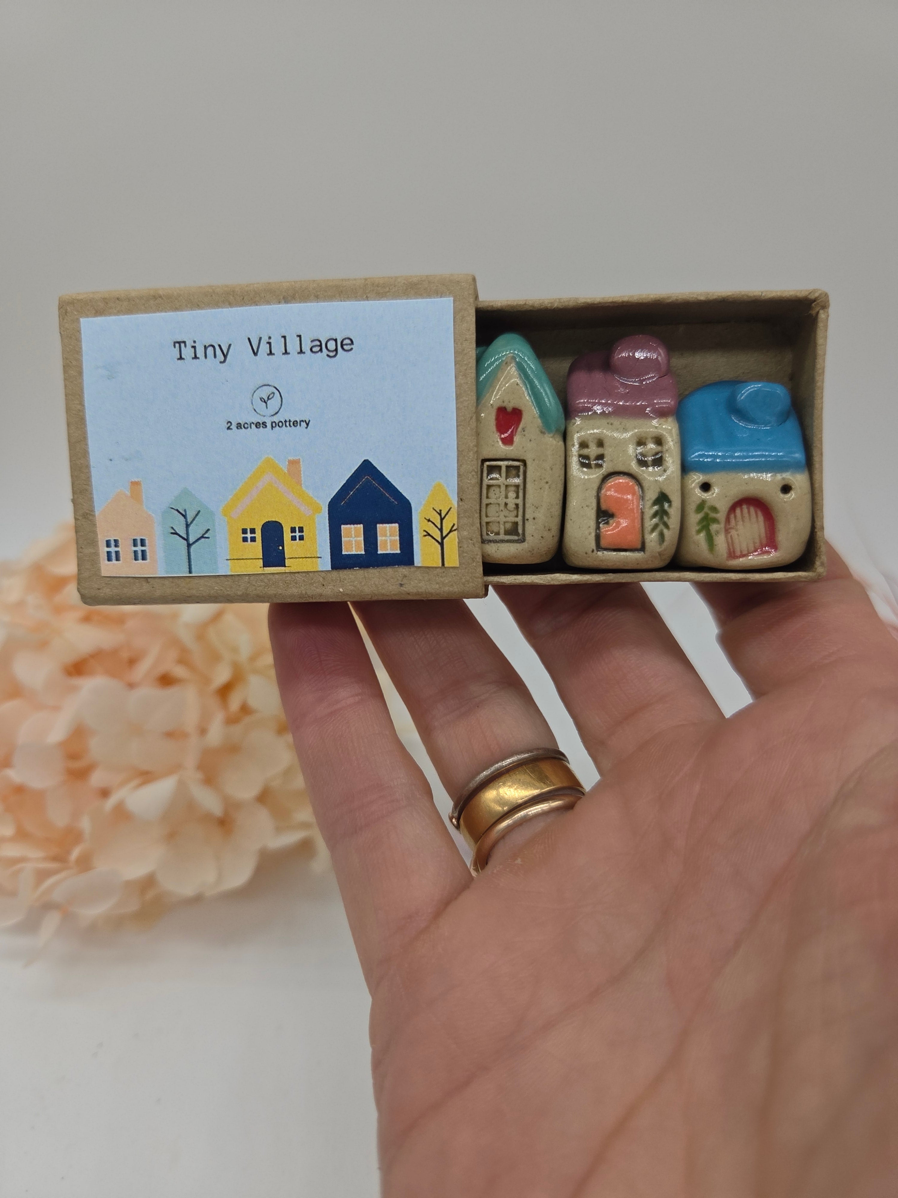 Tiny Ceramic Village - Pine Mews