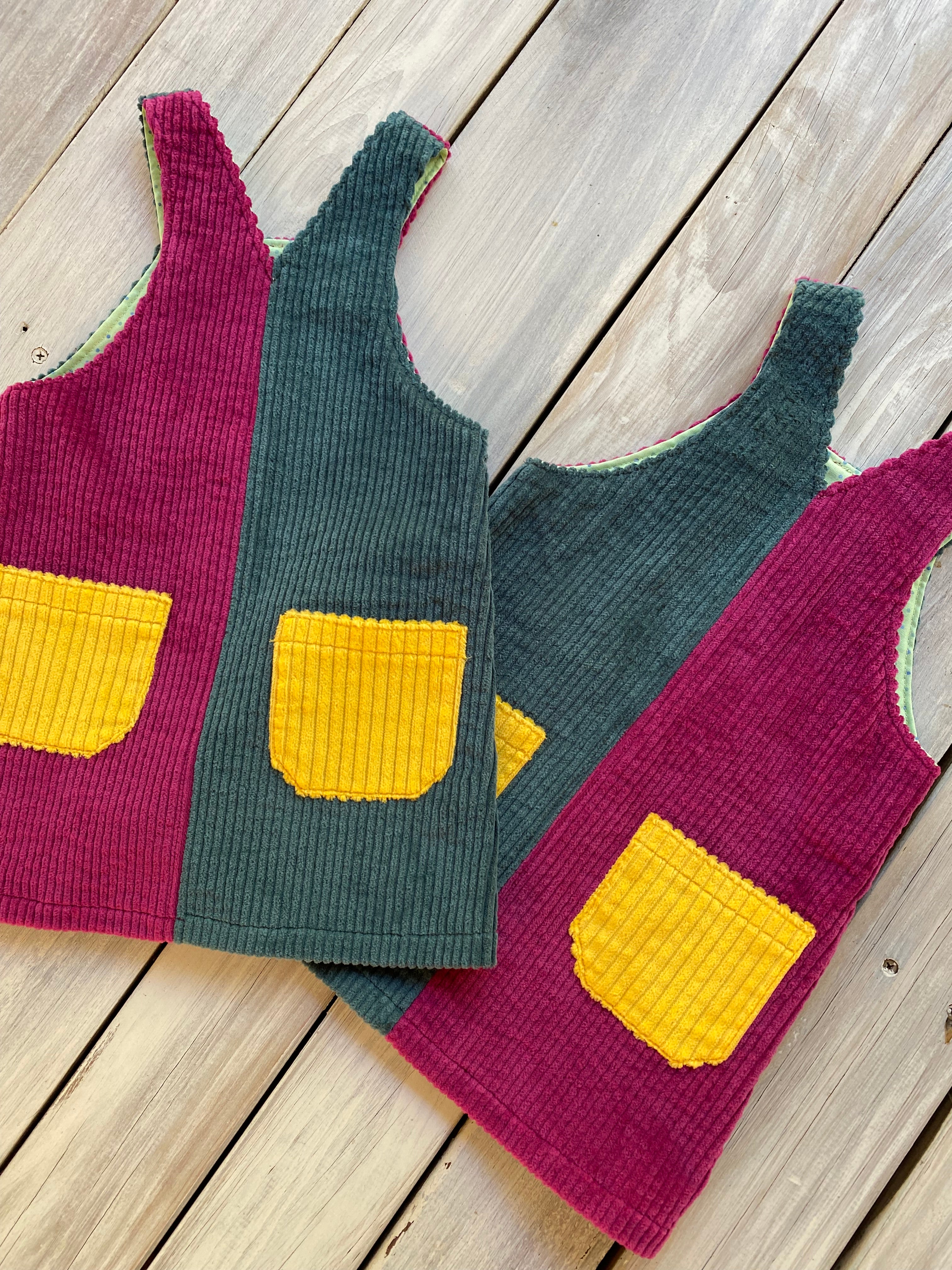 Corduroy Childs Pinafore size 0