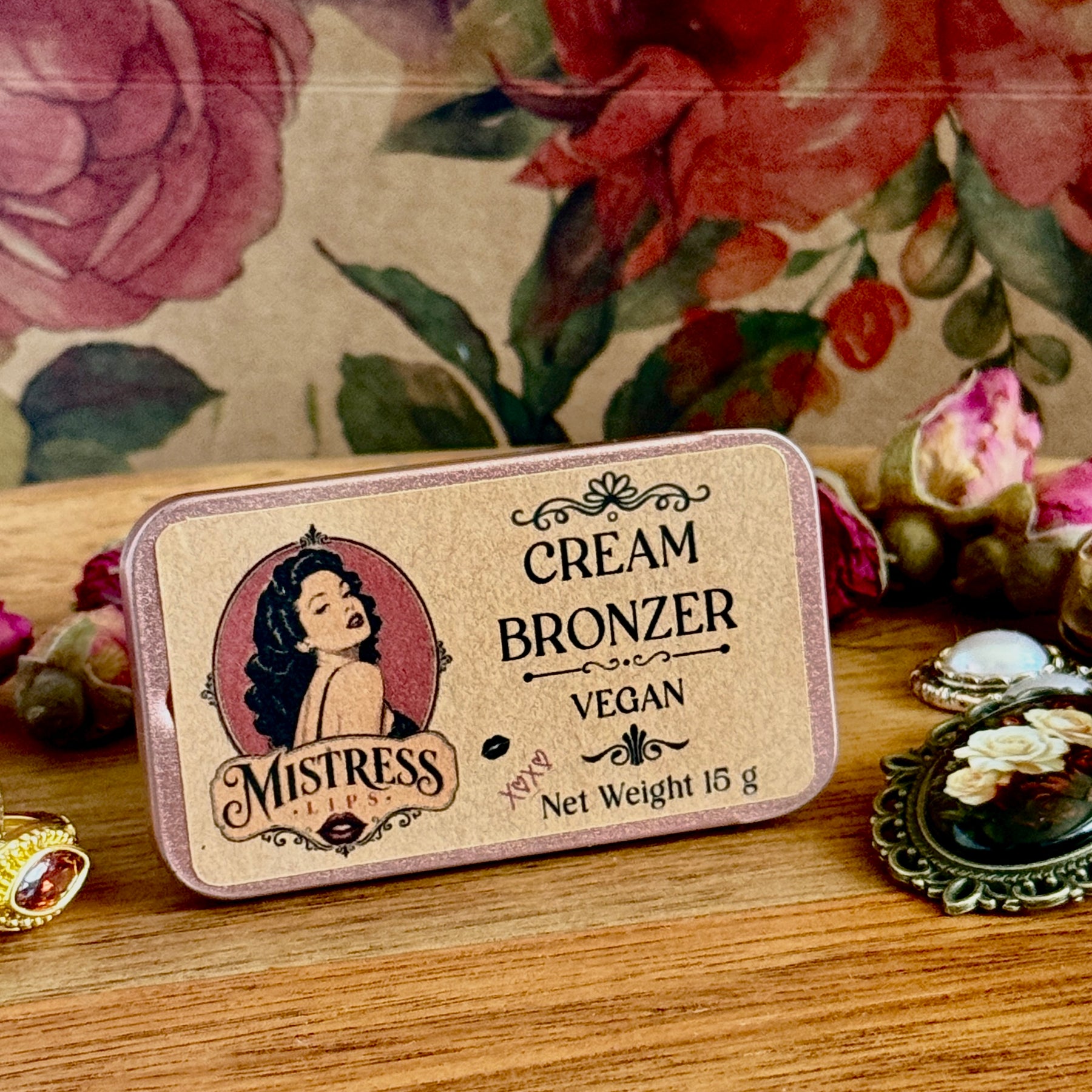 Highlighting Shimmer Cream Face & Body Bronzer - Artisan Handmade Vegan Makeup - Eco Friendly