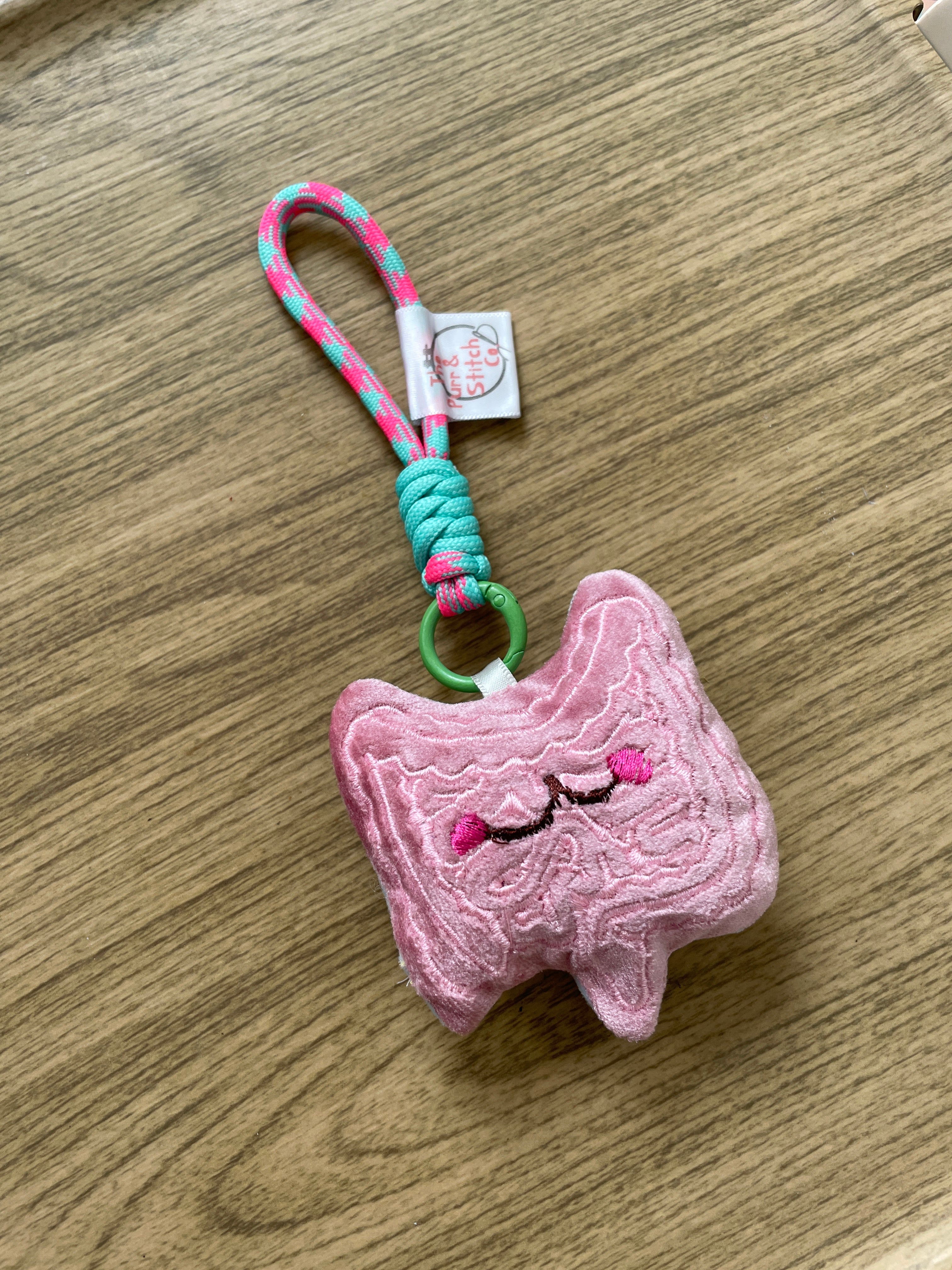 Cute Anatomy Plush Keychain, Embroidered Organ Charm, Funny Nurse Medical Gift