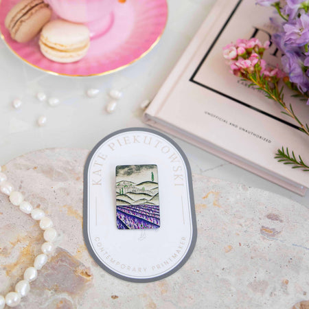 Lavender Field Brooch