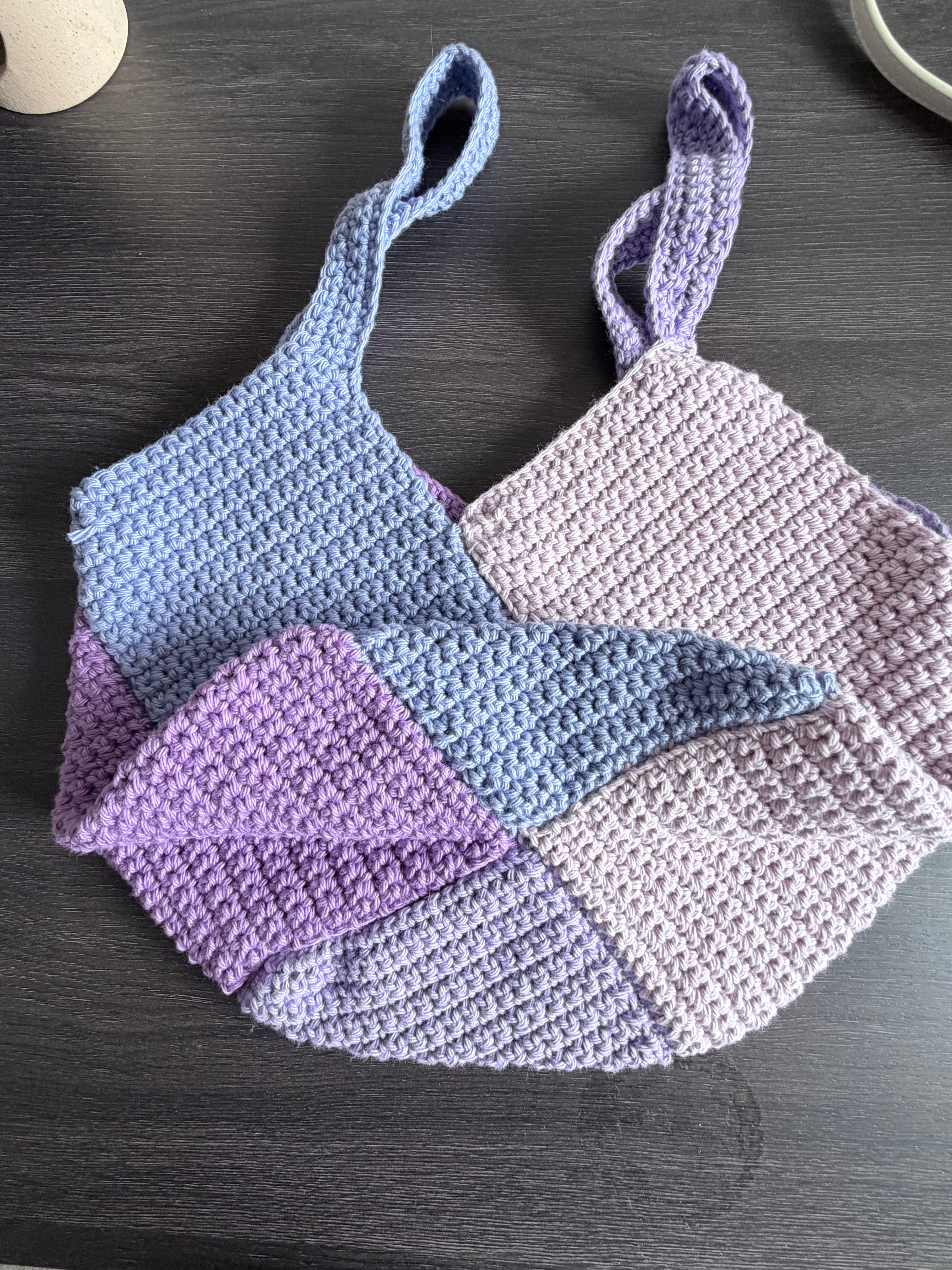 #102 Windmill Bag made with Cotton Yarn