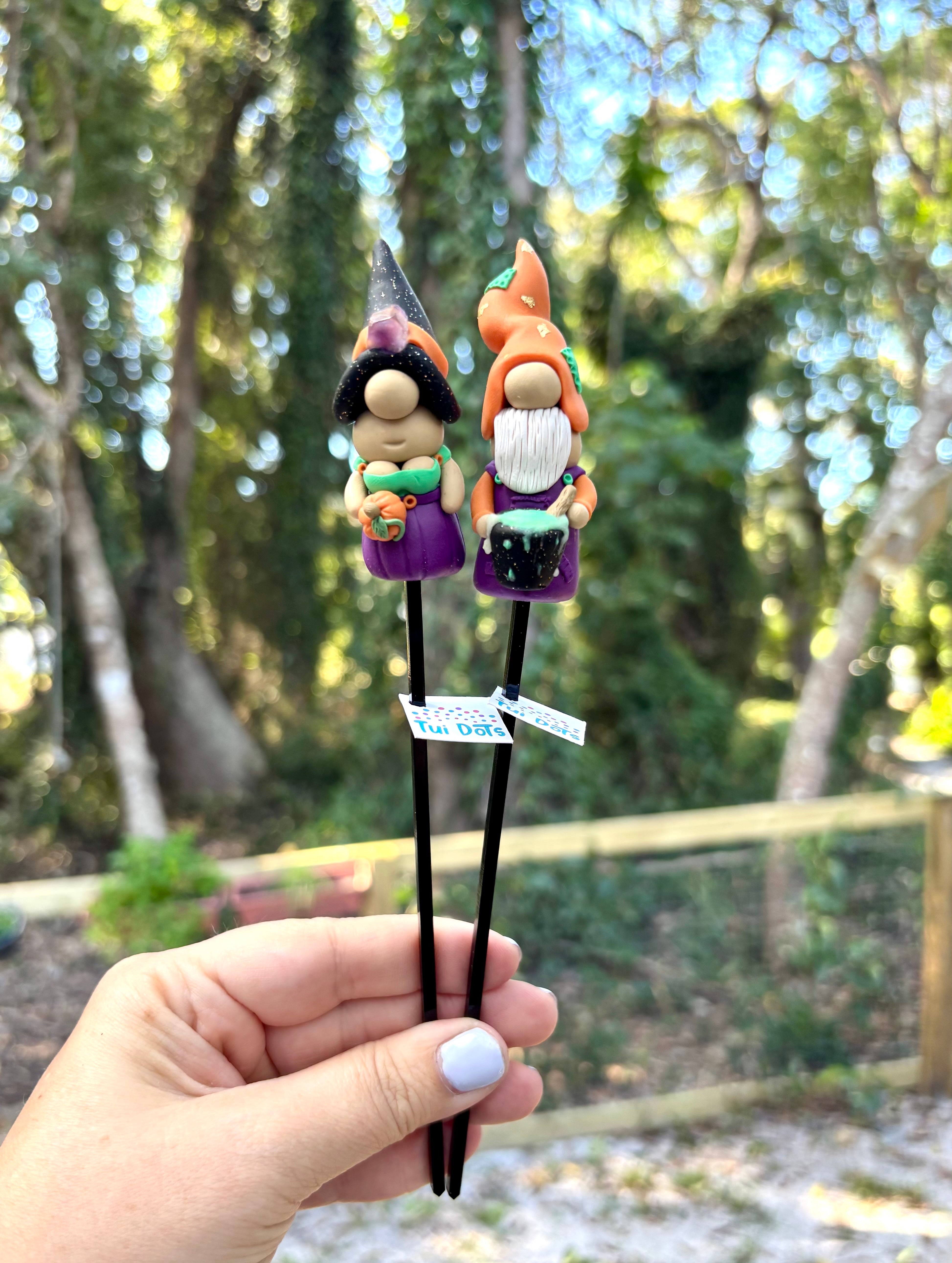Halloween Tiny Gnomes - Spooky Couple