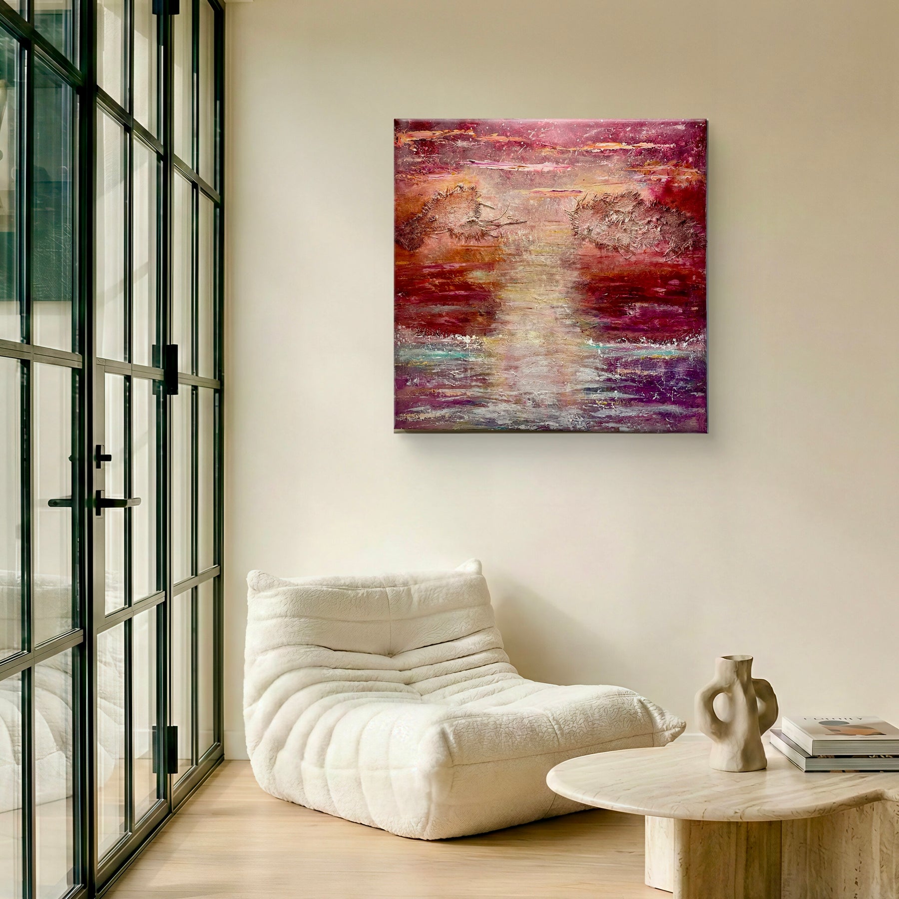 TAKE A BREATH | 91x91cm
