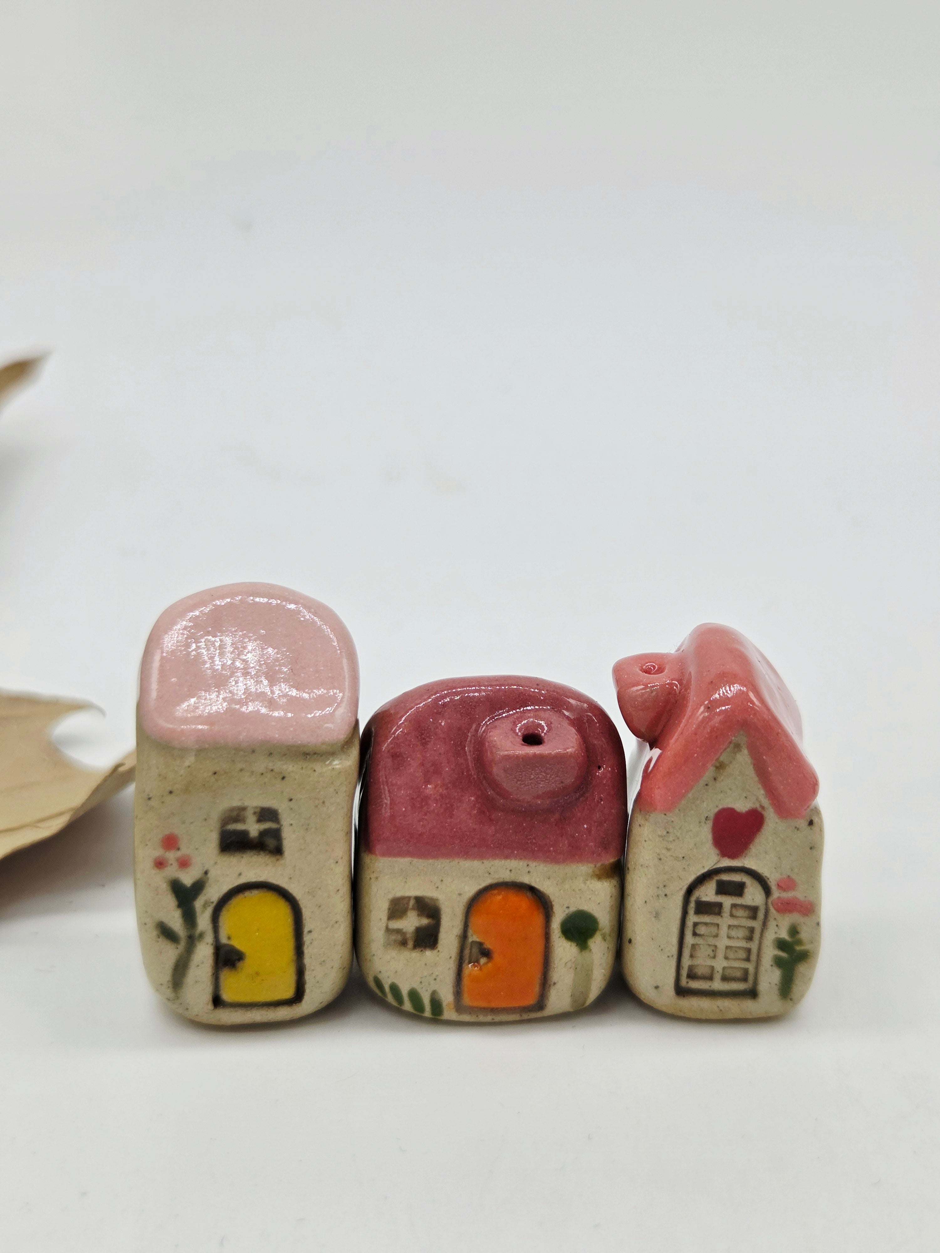 Tiny Ceramic Village -  Rosemary Row
