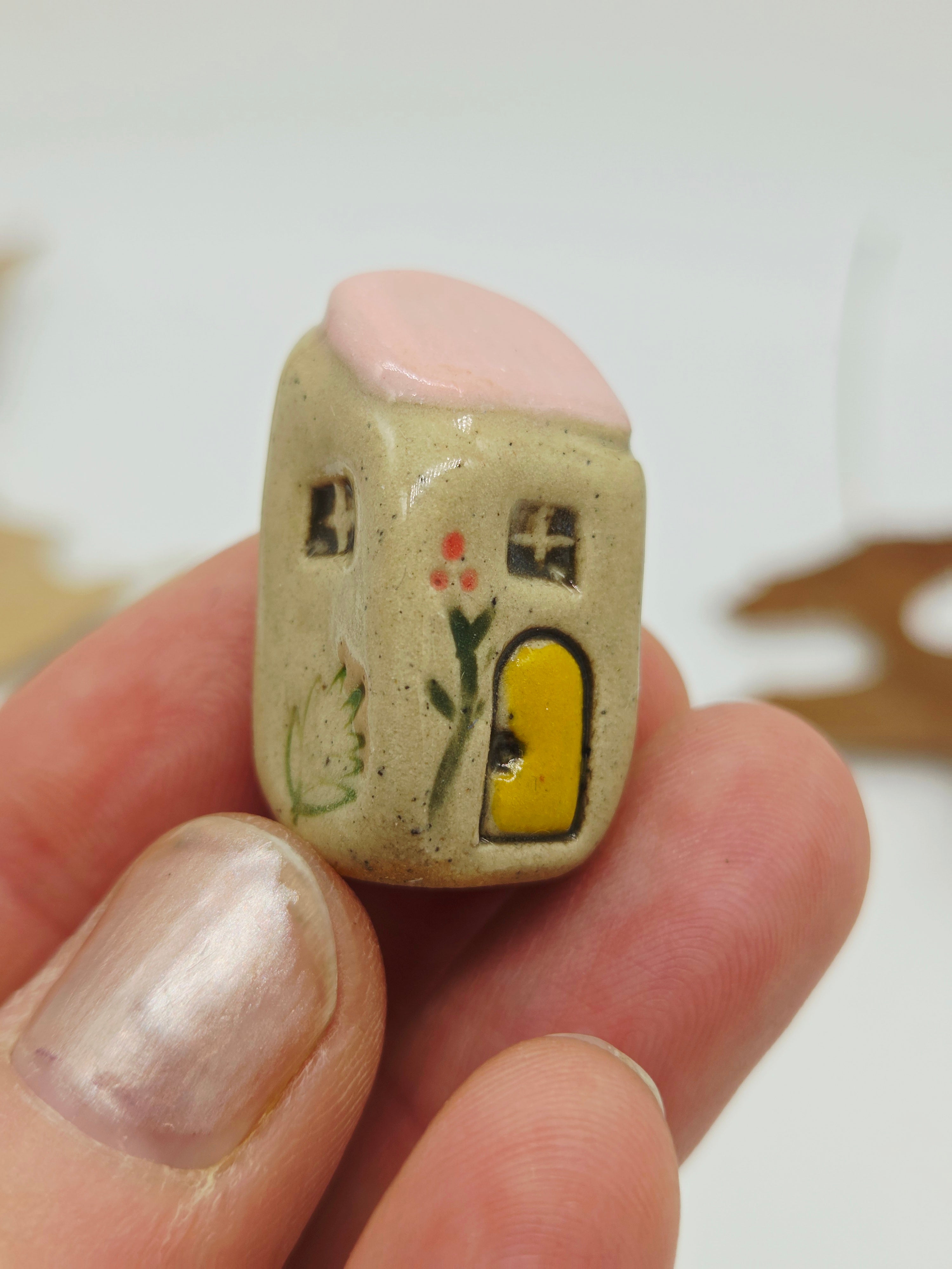 Tiny Ceramic Village -  Rosemary Row