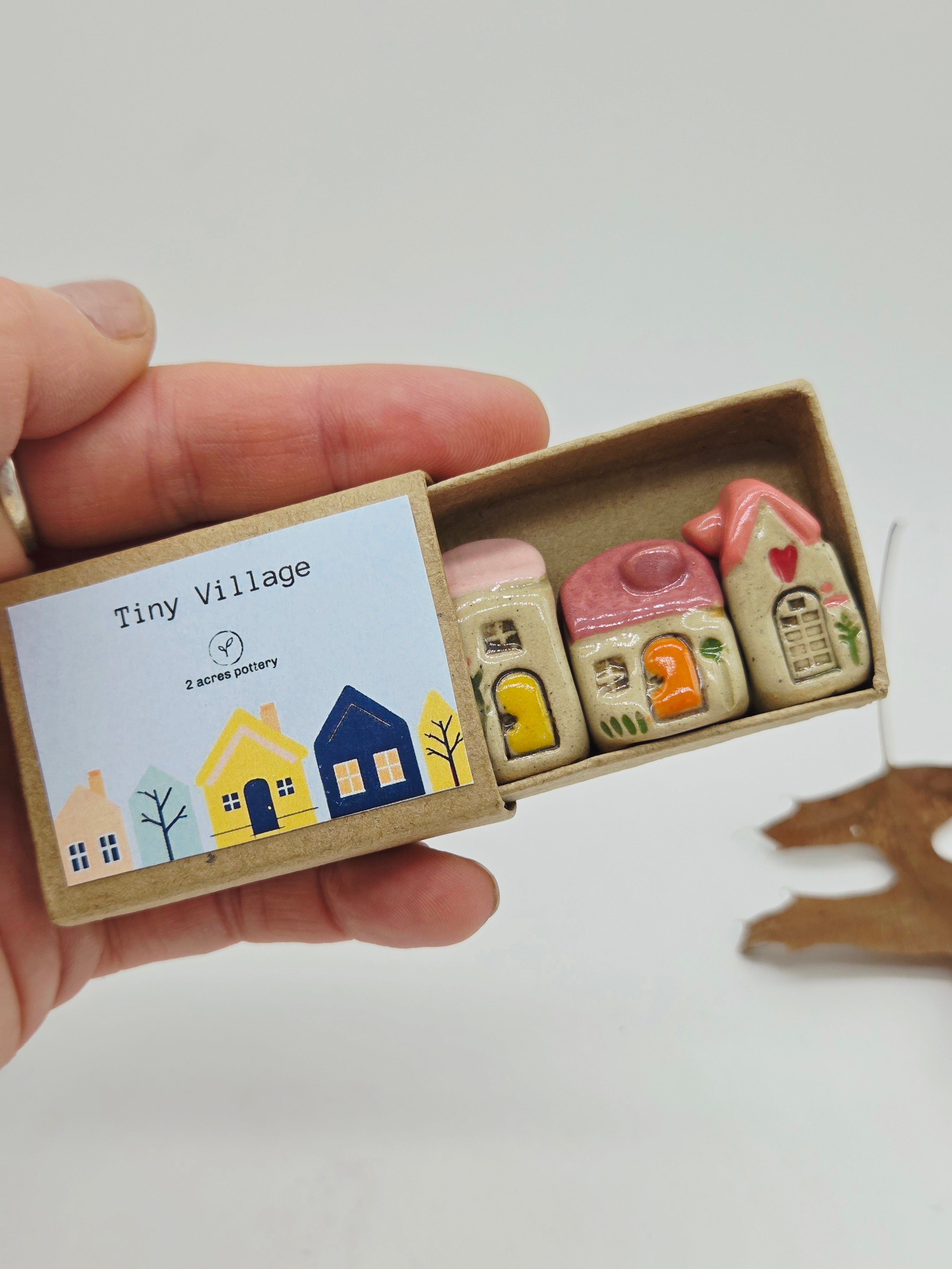 Tiny Ceramic Village -  Rosemary Row