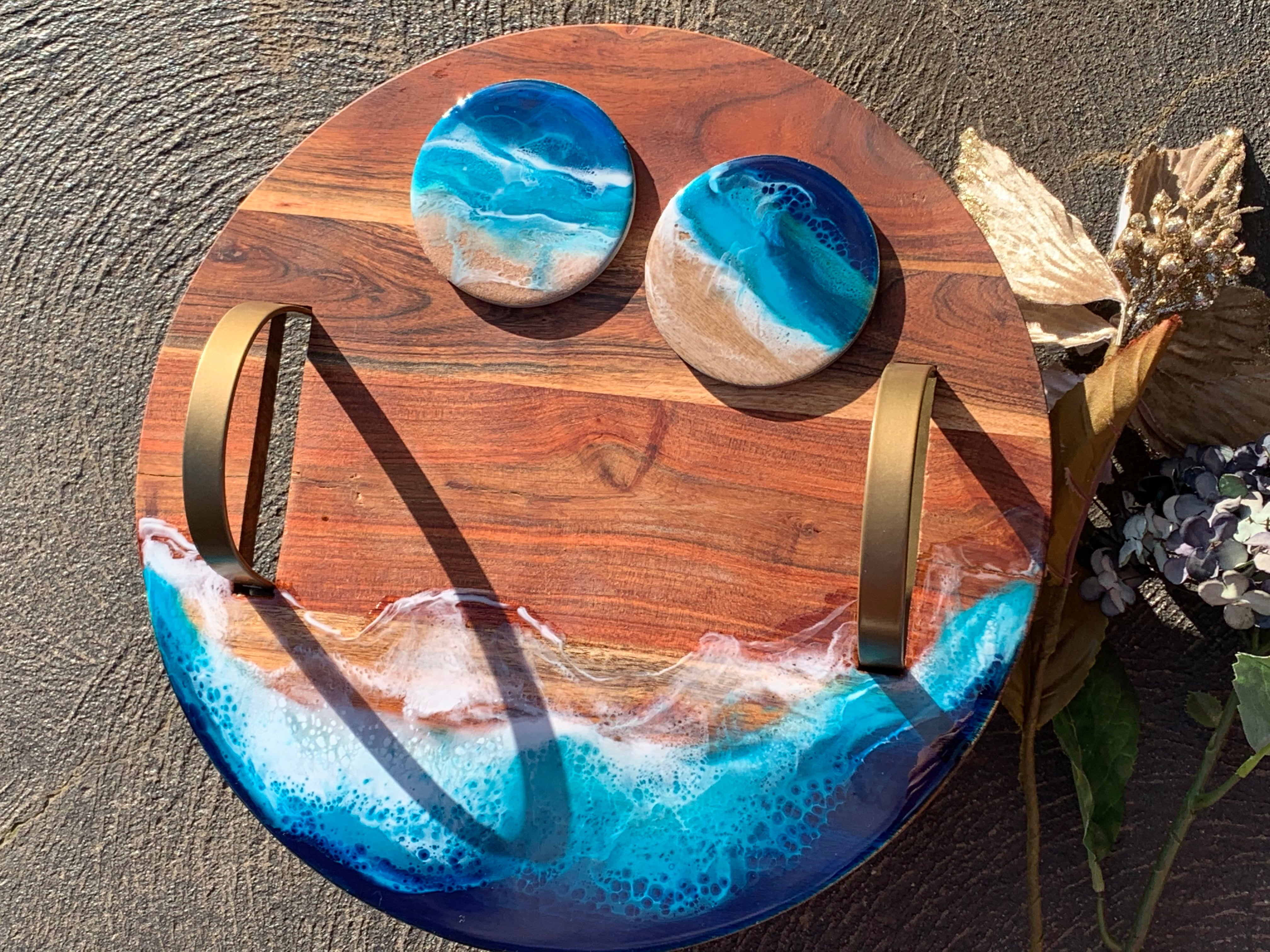 Waves | serving board | ocean | charcuterie board | gift ideas | homewares | Father’s Day gift