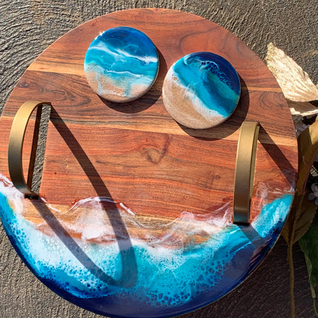Waves | serving board | ocean | charcuterie board | gift ideas | homewares | Father’s Day gift