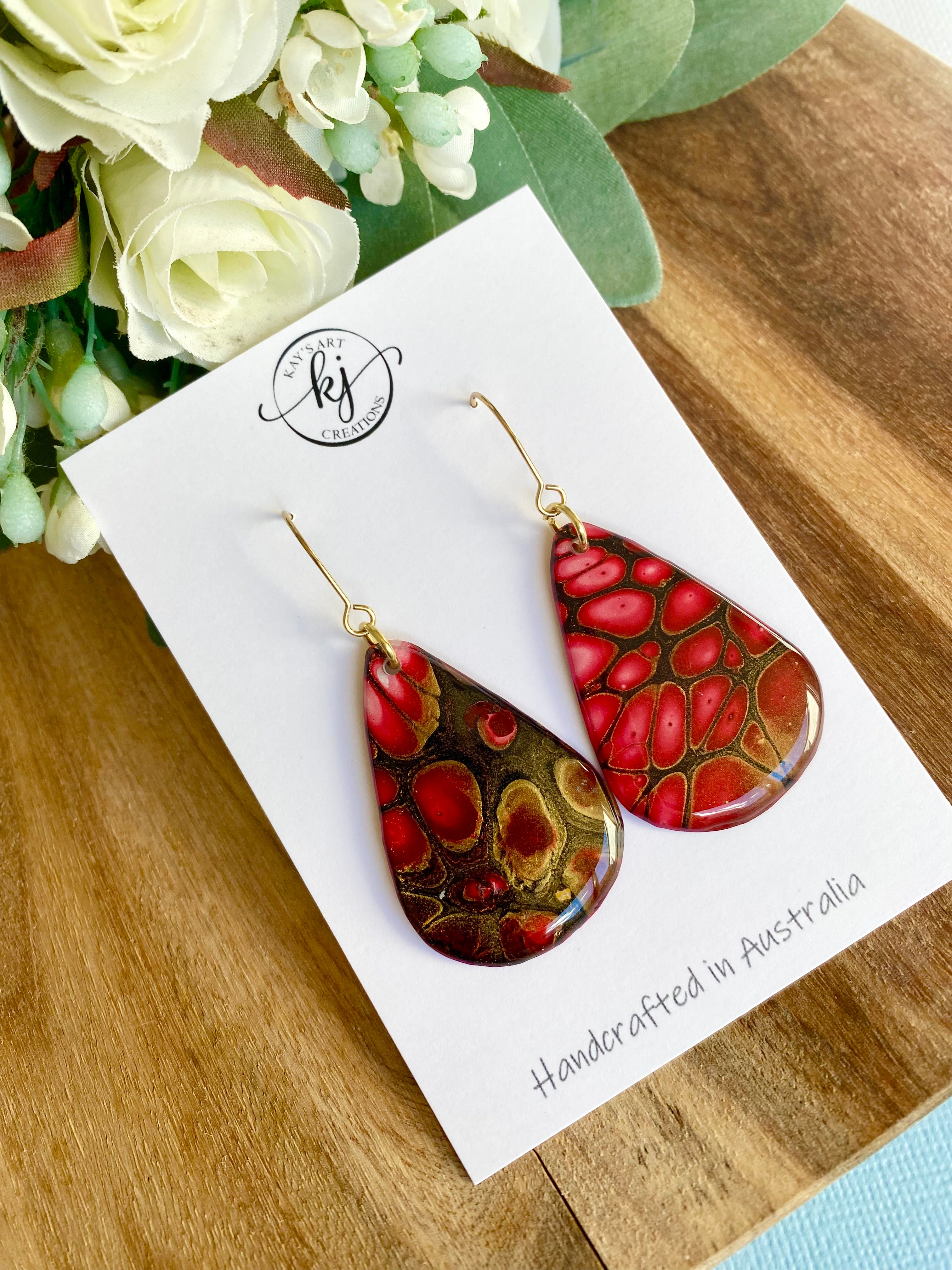 Arty Statement Dangle Earrings