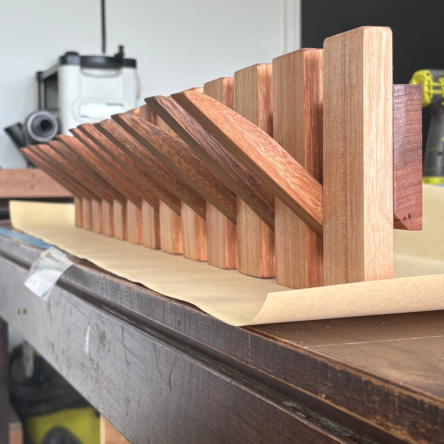 No.2 Tasmanian oak Piano style Coatrack