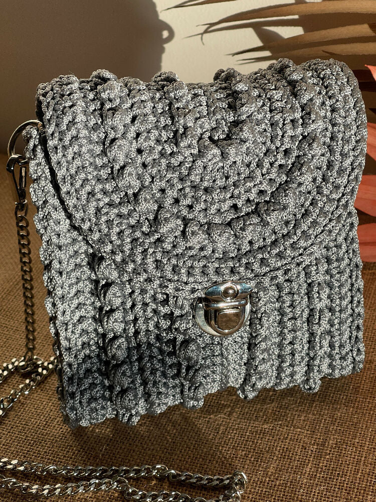 Grey Crossbody Bag