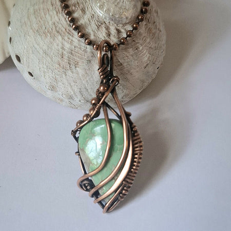 Handmade Variscite Pendant