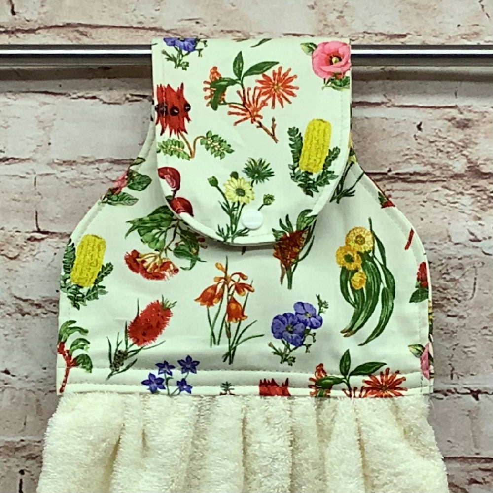 Australian themed hanging hand towel. - 3 Designs