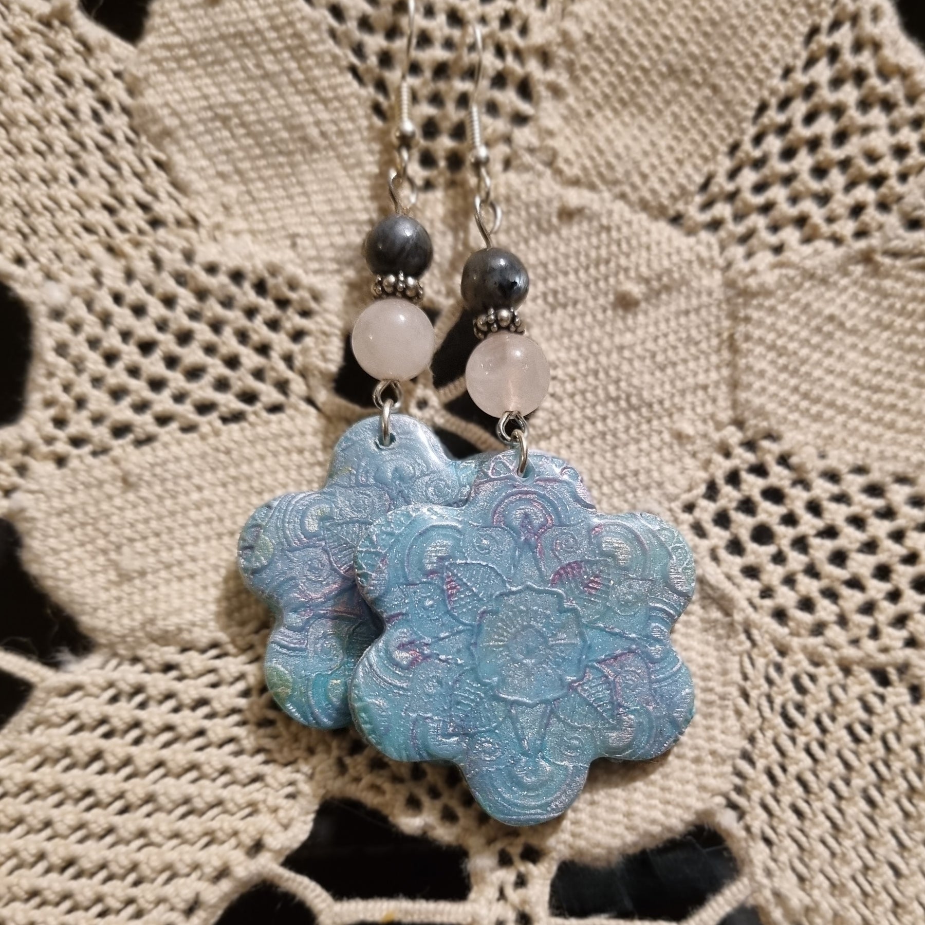 Evolving Flower Mandala Earrings