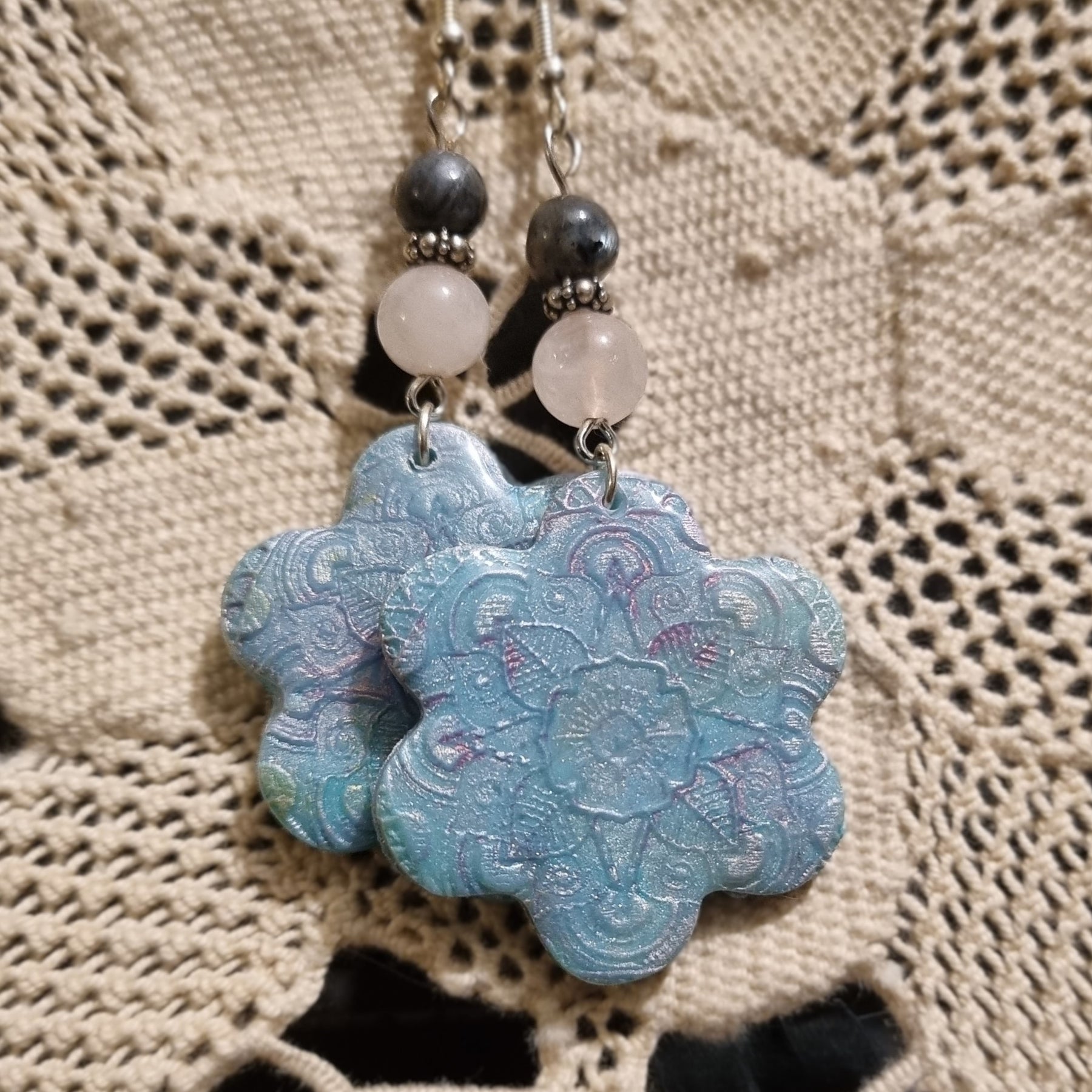 Evolving Flower Mandala Earrings