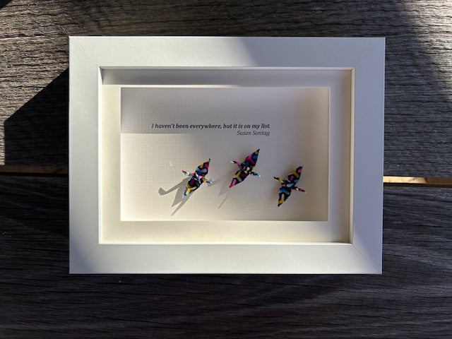 Framed artwork to inspire - You're never too old to dream