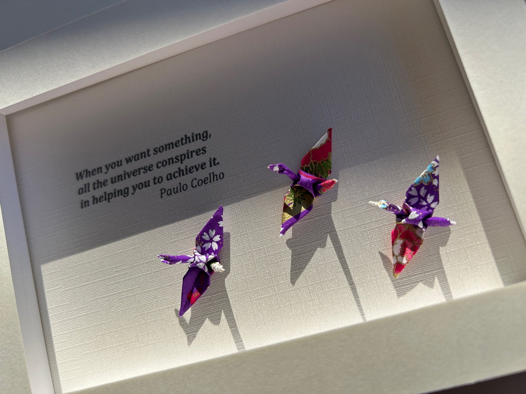 Bespoke gift for someone special - inspirational and colourful