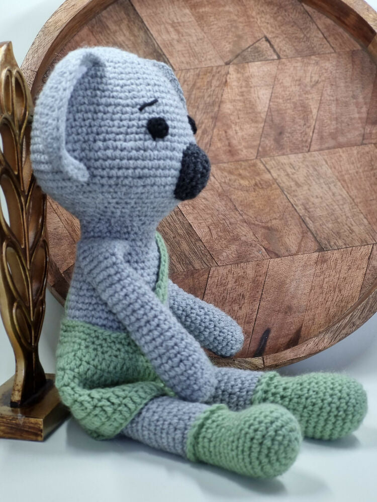 Handmade crochet koala plush toy