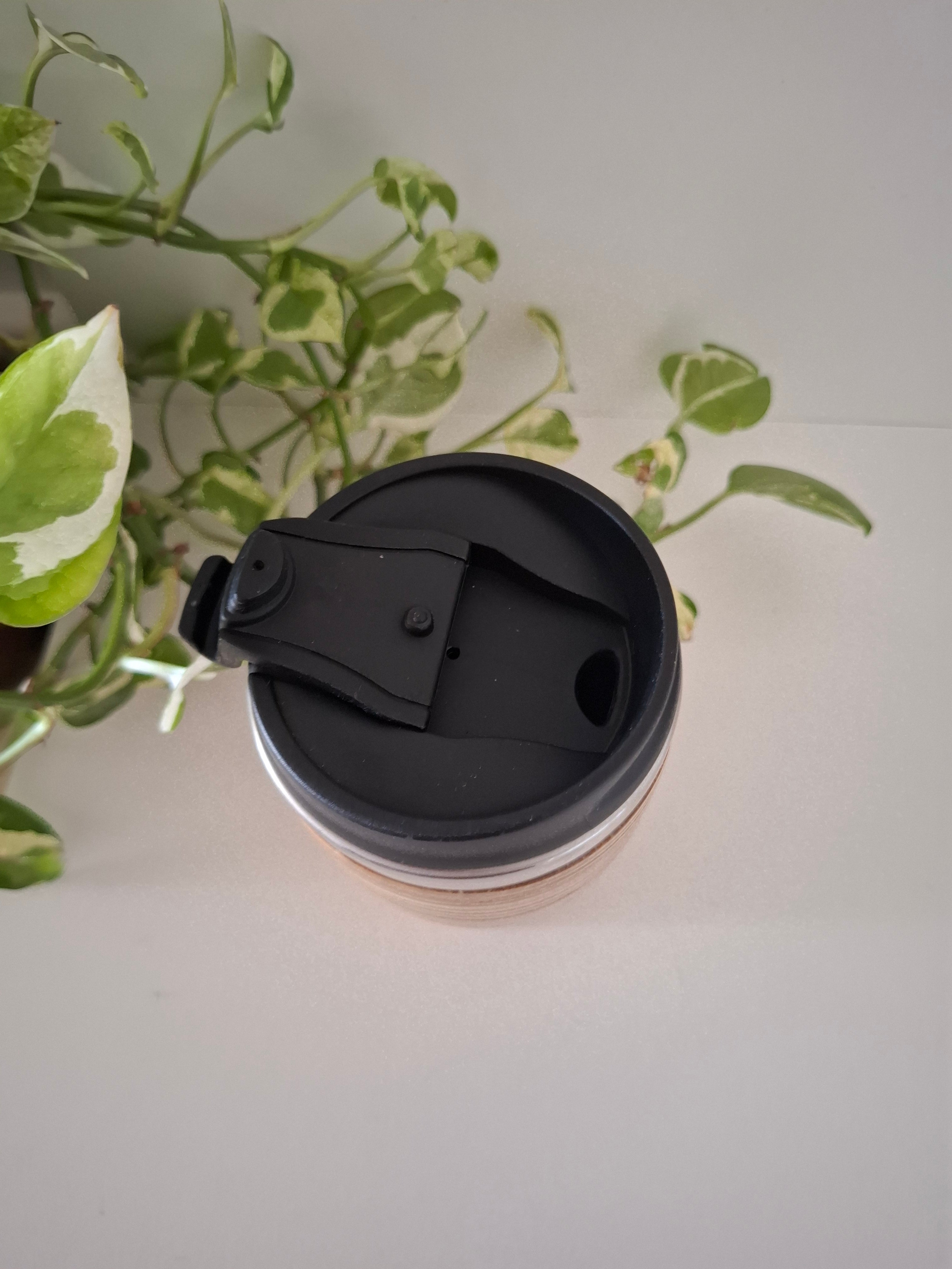 Handmade Wooden Travel Mug: Insulated Eco-Friendly Coffee Tumbler