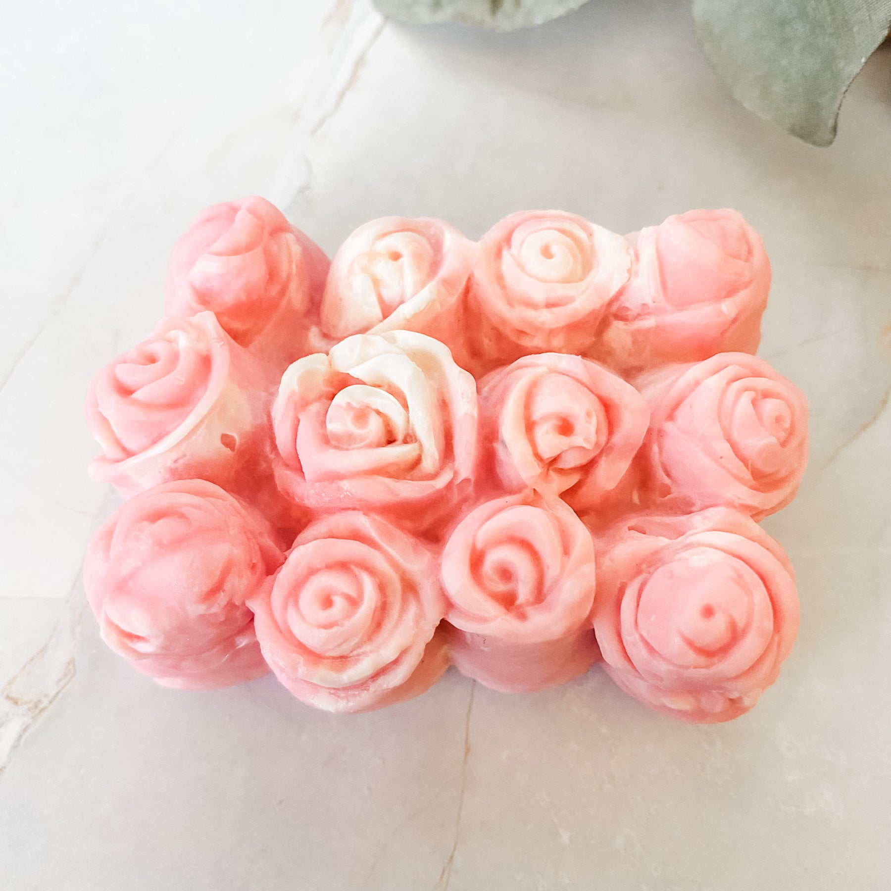 Handmade Hearts & Flower Buds Soap Bars | Valentine Day Soaps | Mother's Day Soaps