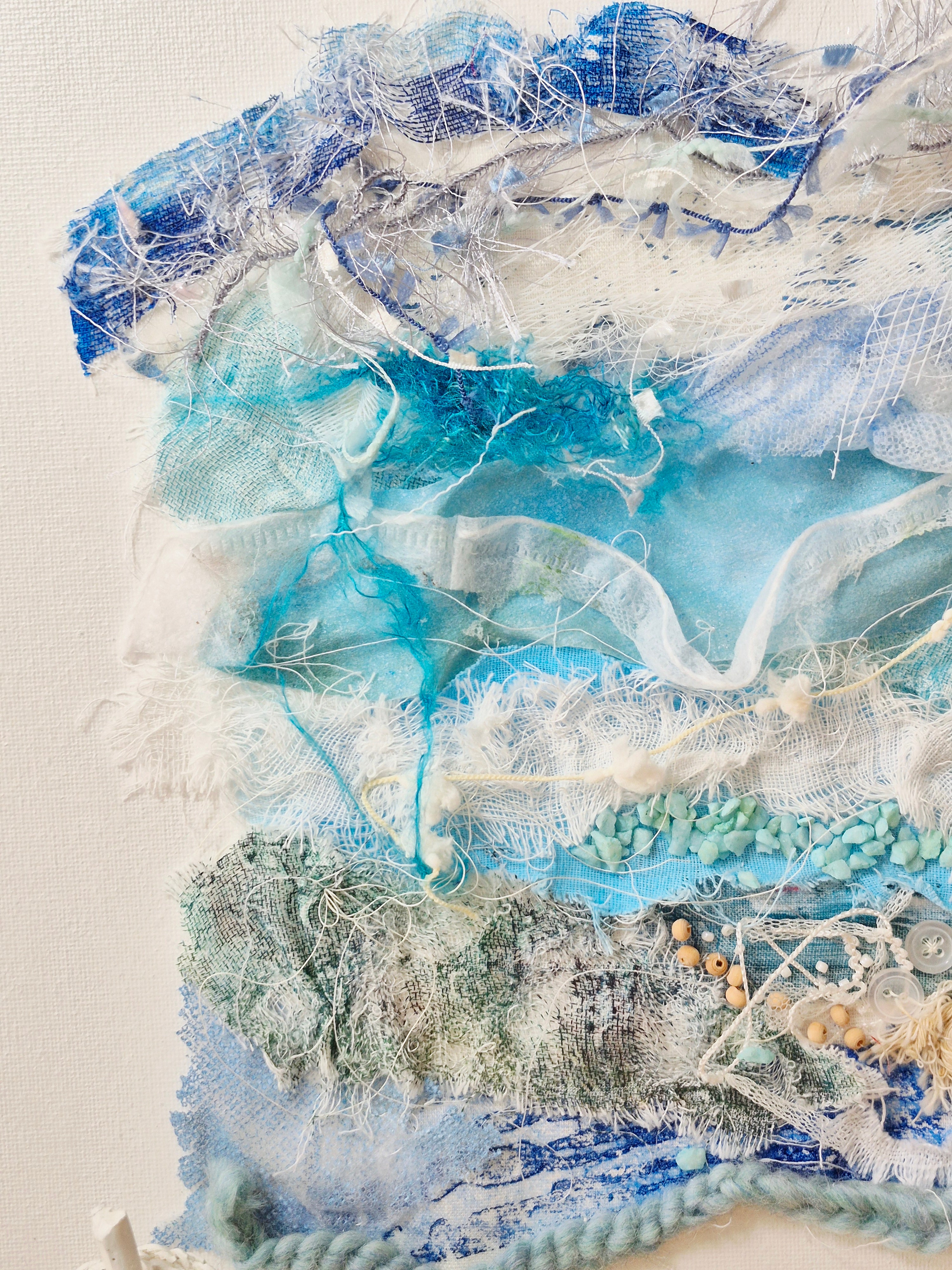 Mystic seas Mixed media Artwork