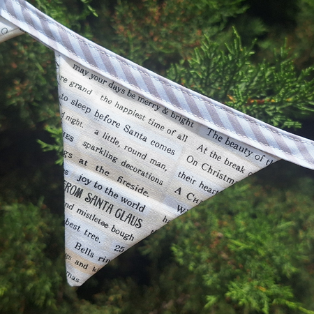 Handmade Christmas Bunting: Wonderful Words