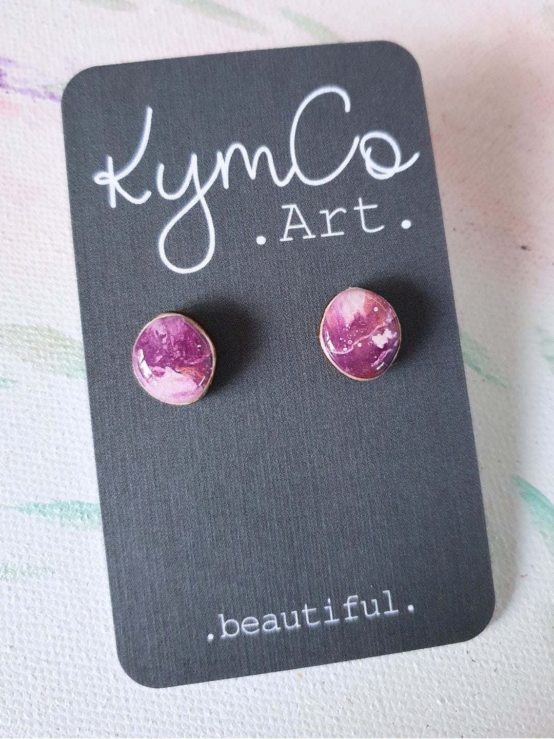 The Mulberry Skies Collection | Art Earrings | Studs & Small Dangles