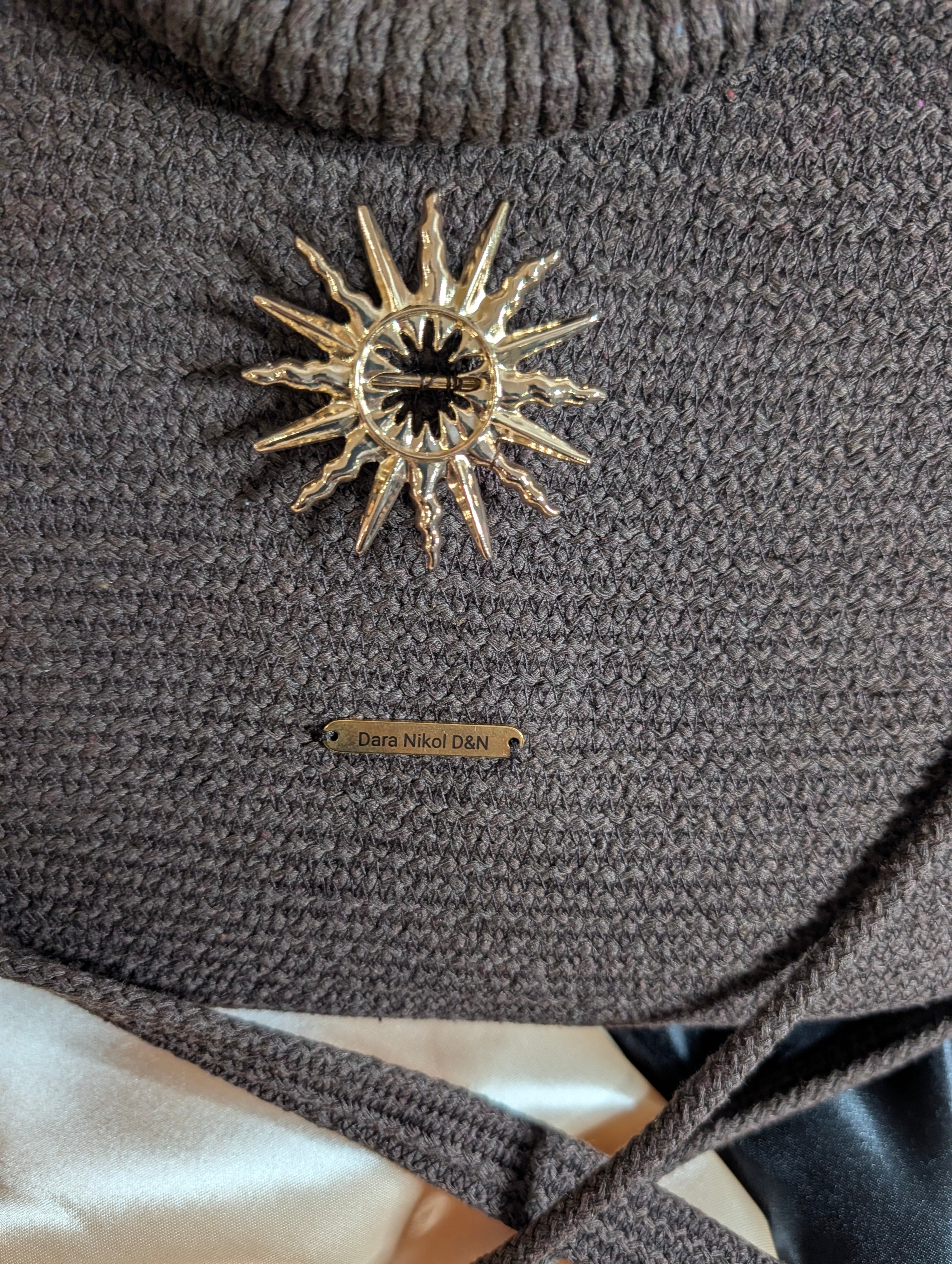 "Oasis" (M) Handmade Cotton Cord Bag