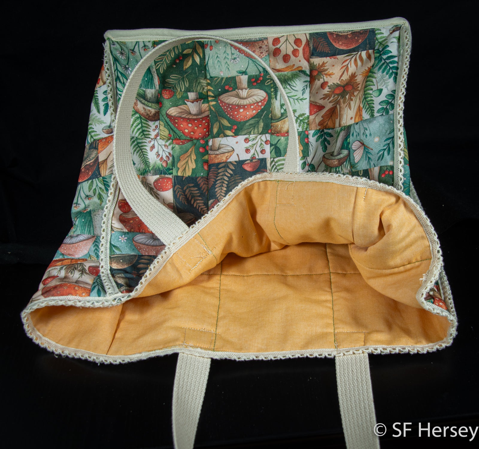 Mushroom Forest Reusable Shopping Bag
