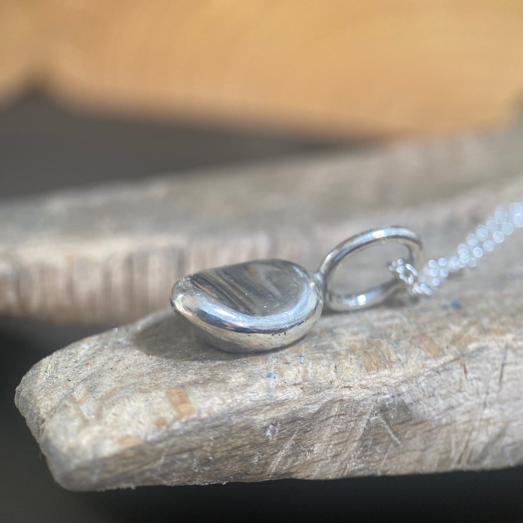 The Unexpected Sapphire Pendant | Raw Australian Blue Sapphire & Sterling Silver