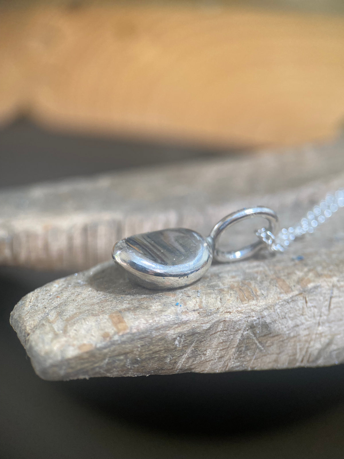 The Unexpected Sapphire Pendant | Raw Australian Blue Sapphire & Sterling Silver