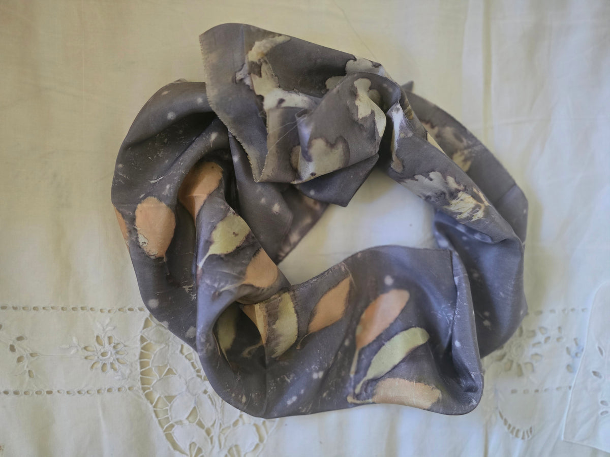 A Little Wild — Eco-Printed Silk Scarf