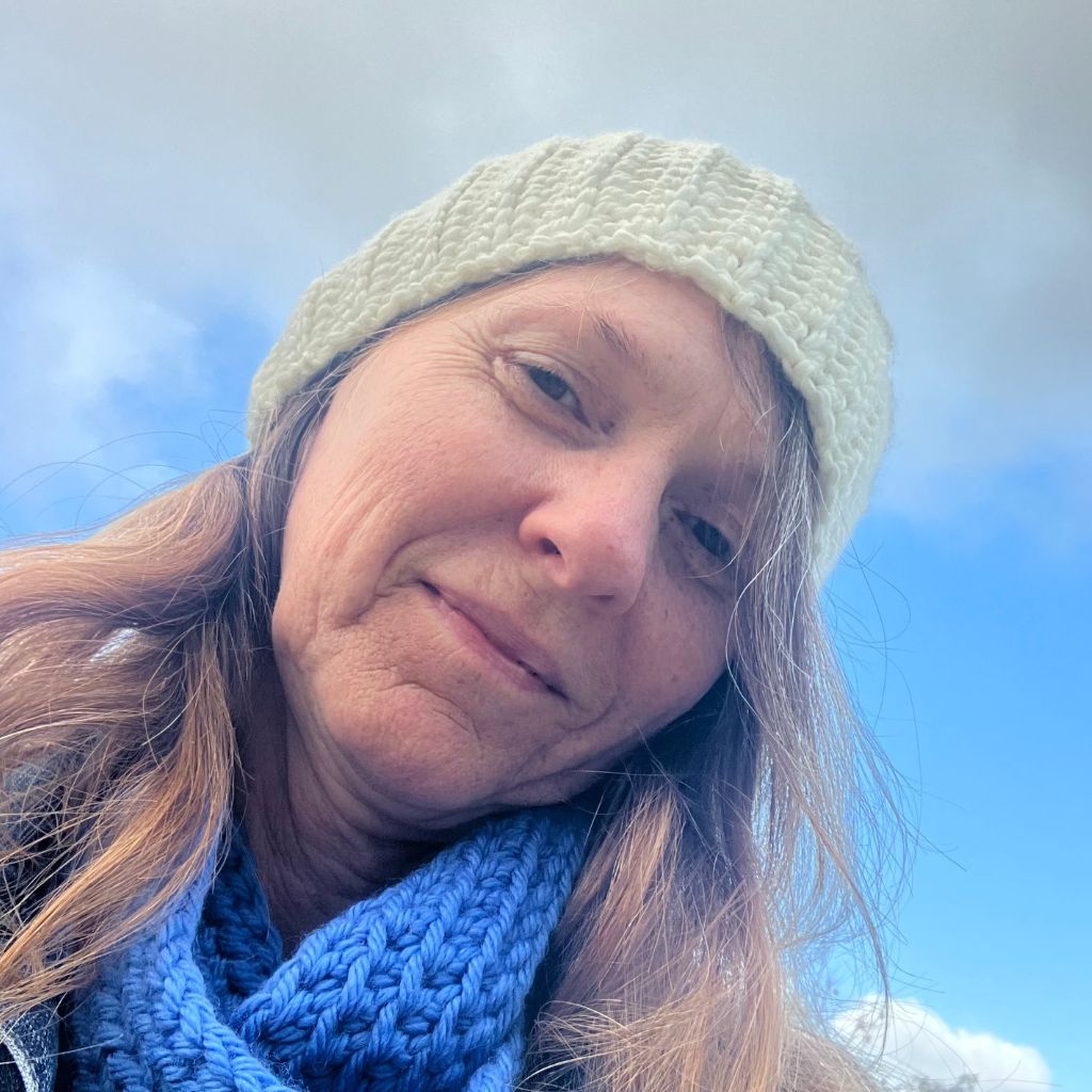 Banded Bee Beanie - Handmade Crochet Beanie in Australian Merino Wool | White