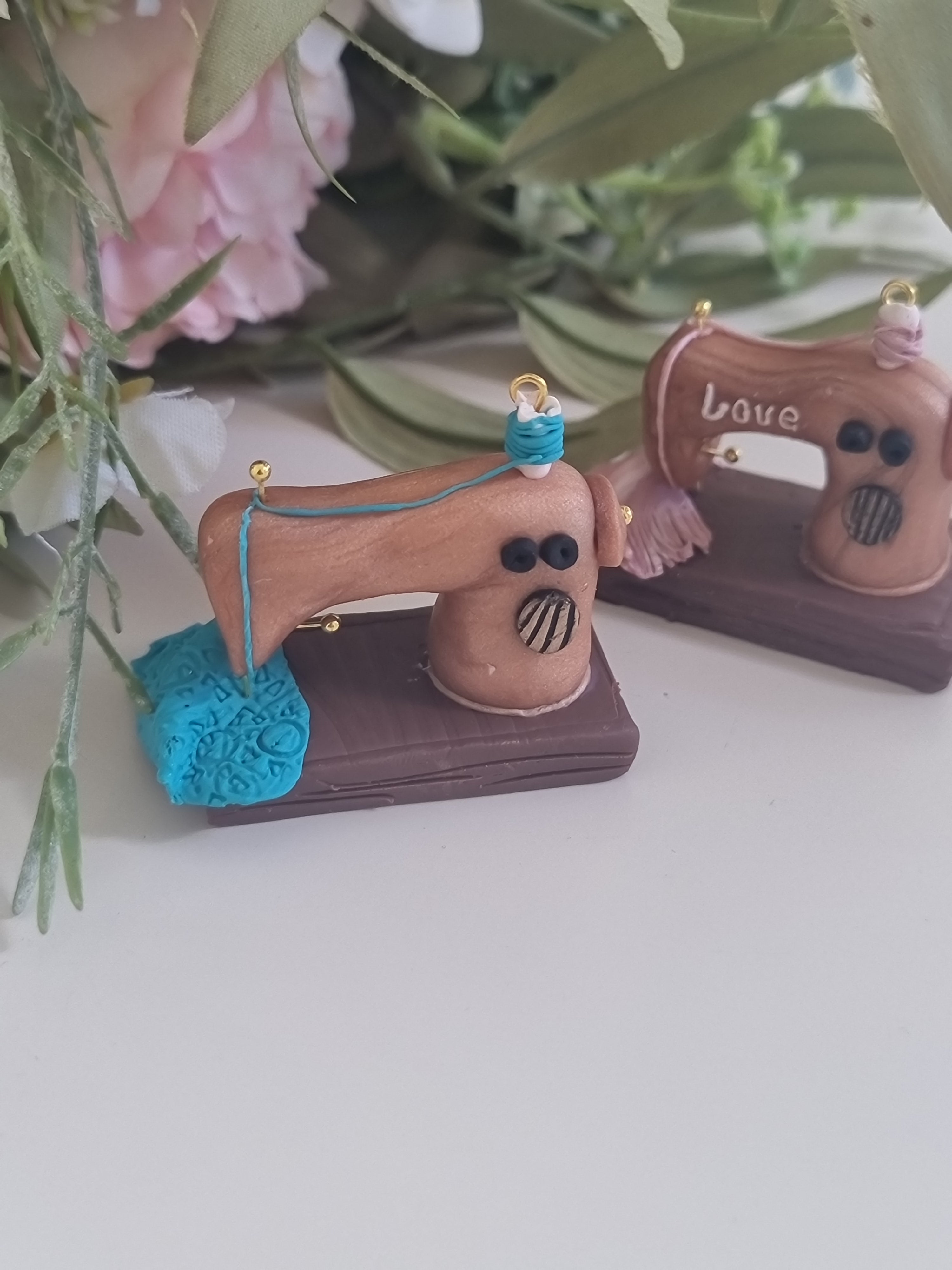 Miniature Sweing Machine - Teal