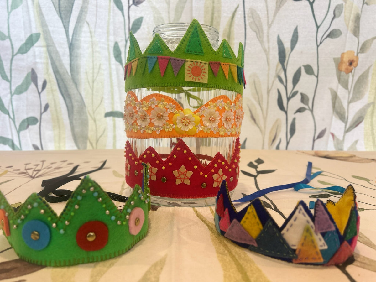 Children's Felt Crowns for Any Occasion Selection C