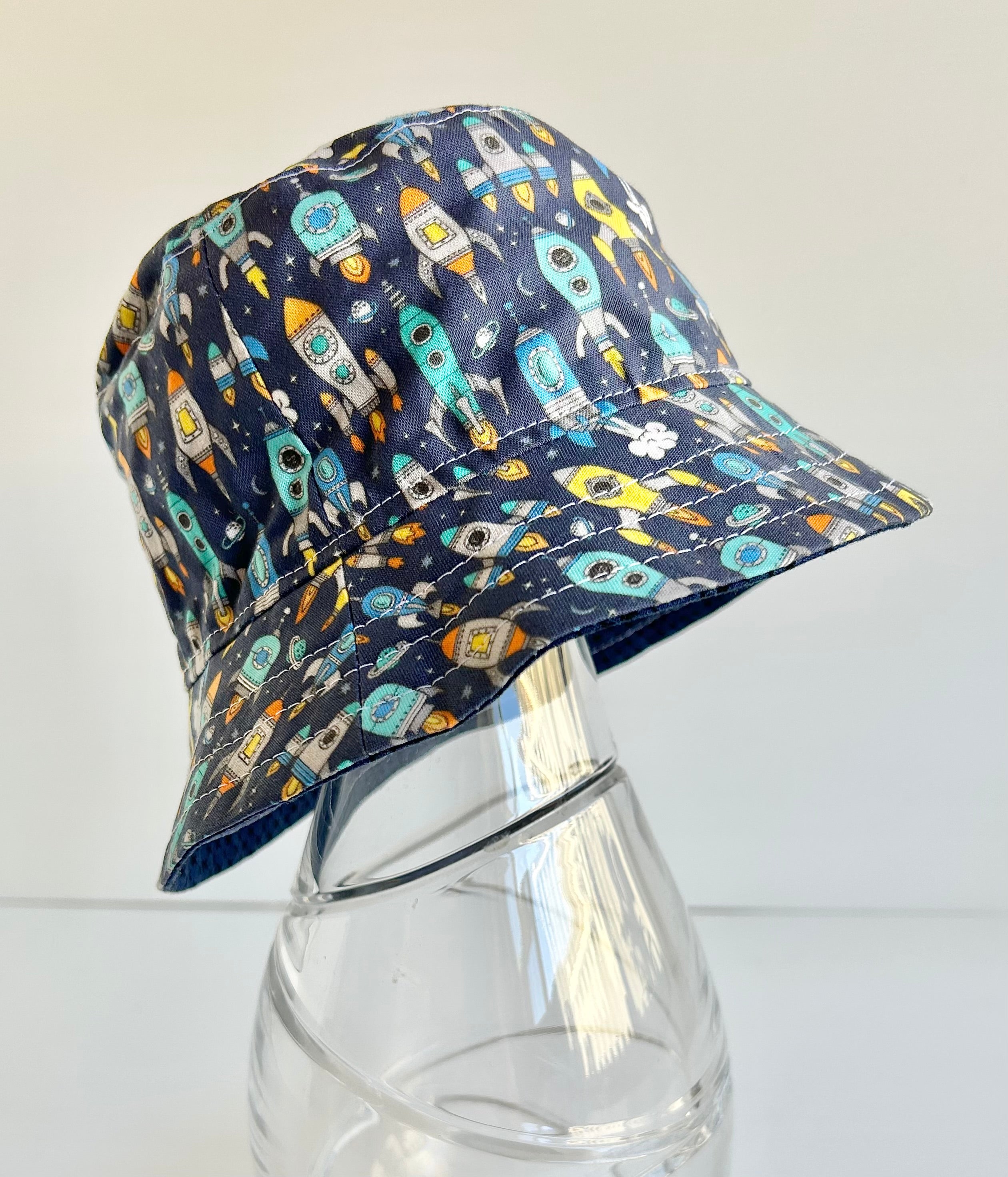 Ready to post- Baby size hats (boyish prints)- reduced price