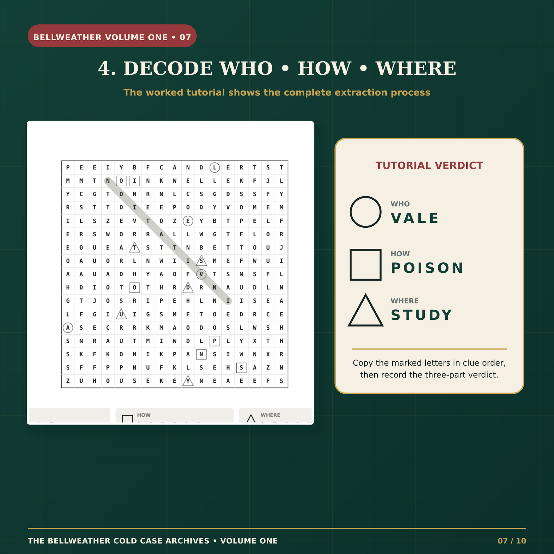 THE BELLWEATHER COLD CASE ARCHIVES: 120 MURDER MYSTERY WORD SEARCHES Vol 1.