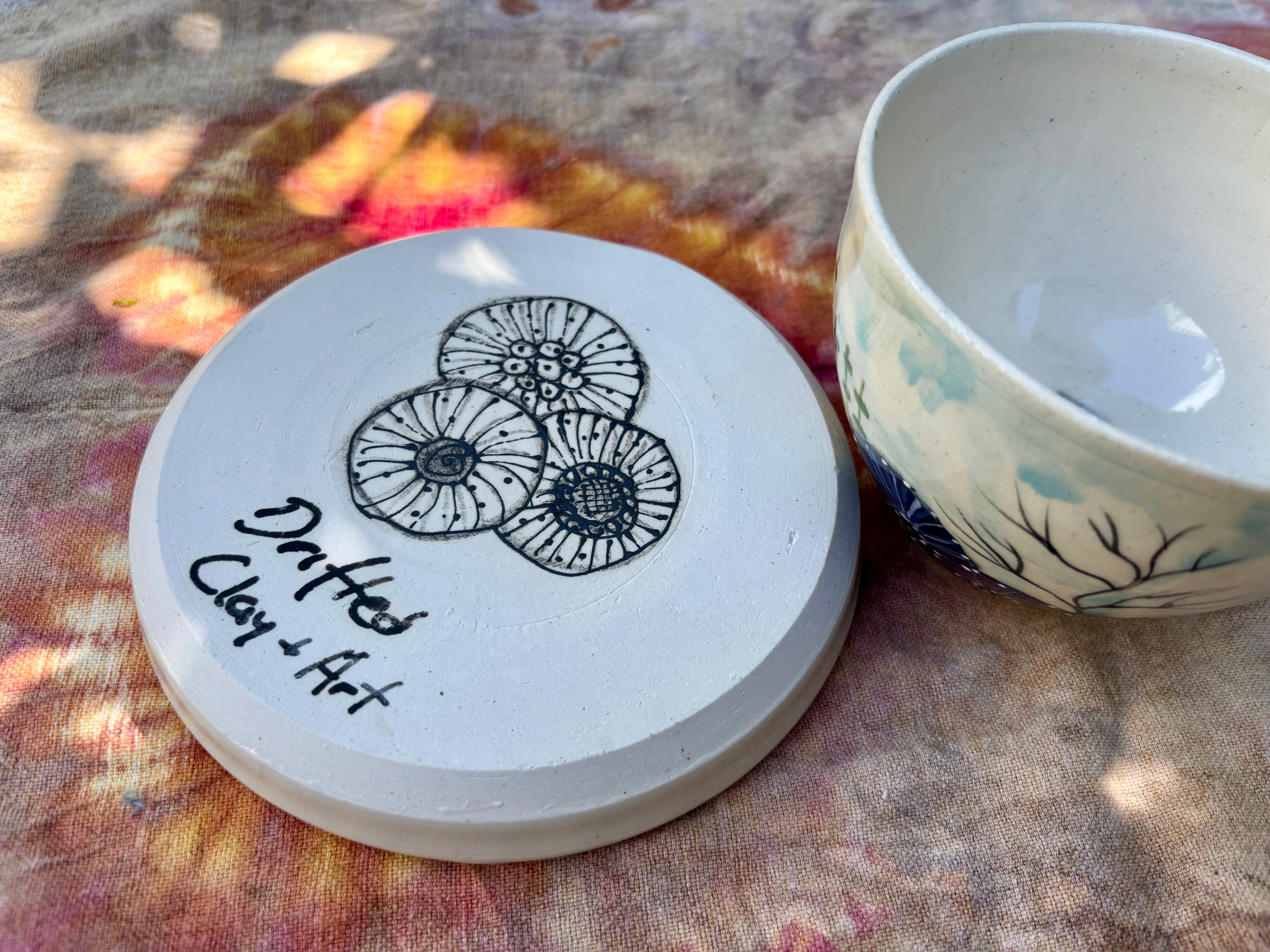 Sea turtle plate and bowl set
