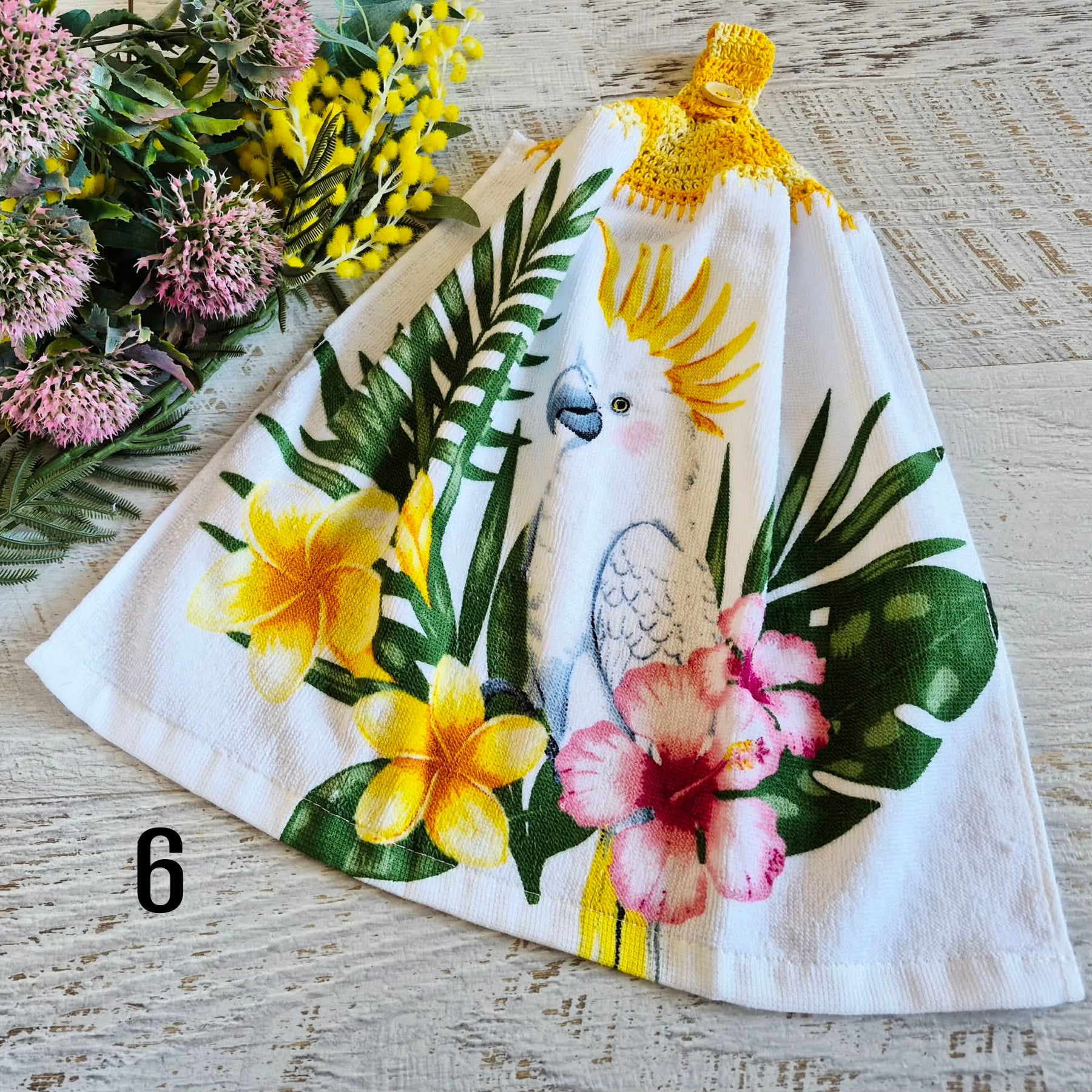 Kitchen Hand Towel | Hanging | Cotton | SINGLE LAYER | 9 Styles - 1-9