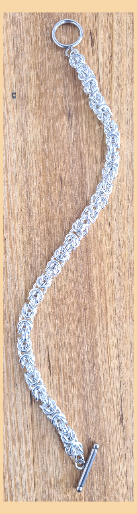 Chainmaille Byzantine Weave Bracelet